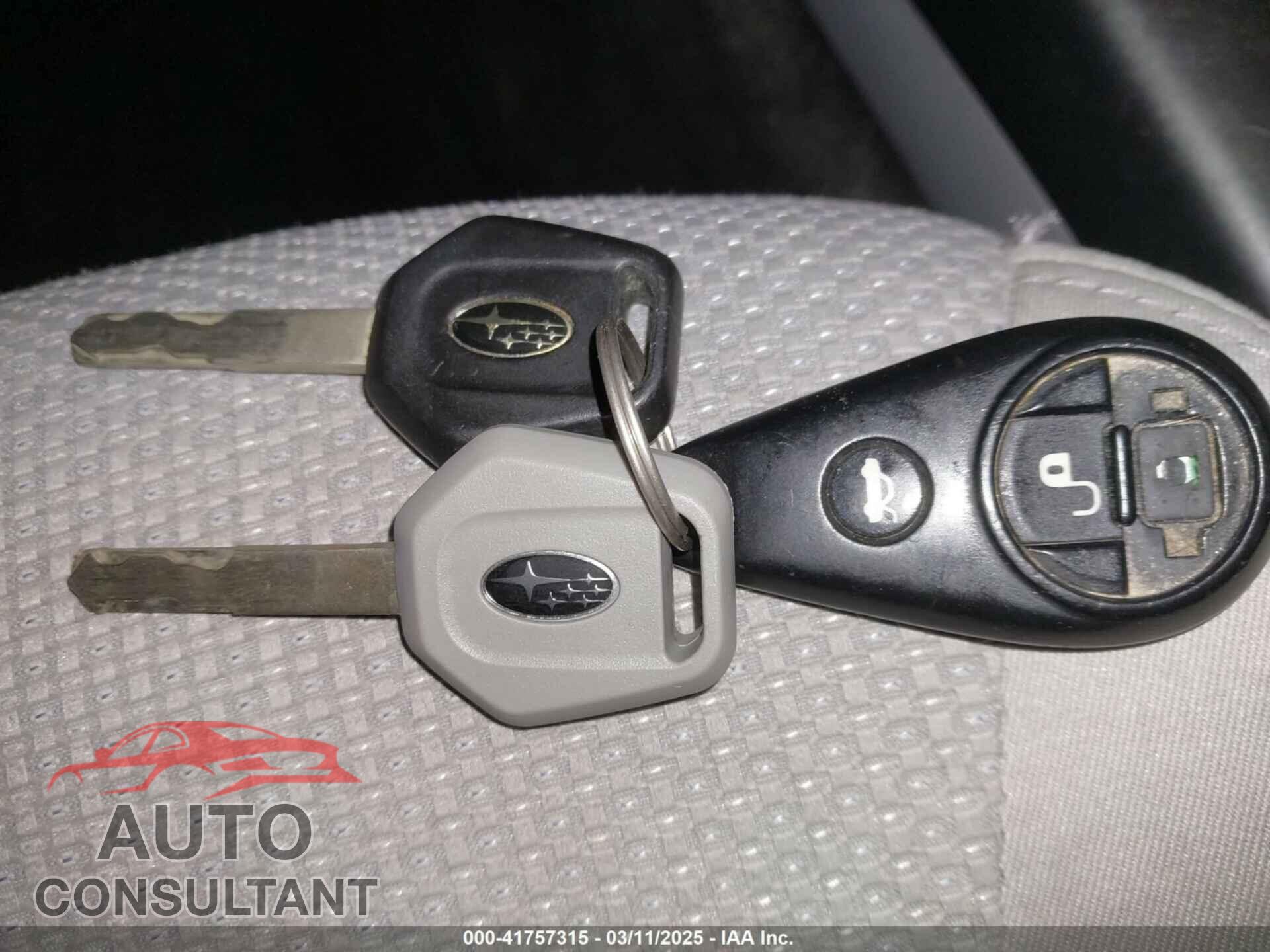 SUBARU FORESTER 2012 - JF2SHADC8CH456444