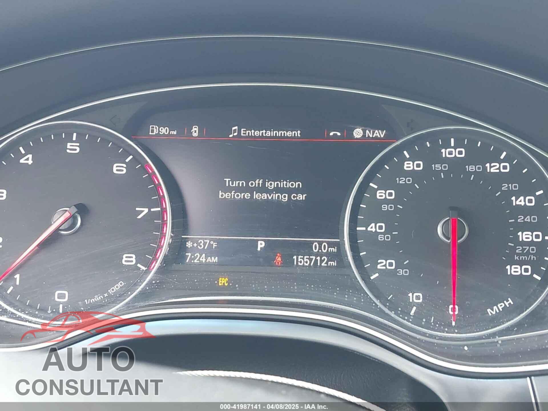 AUDI A6 2013 - WAUGFAFC4DN084091