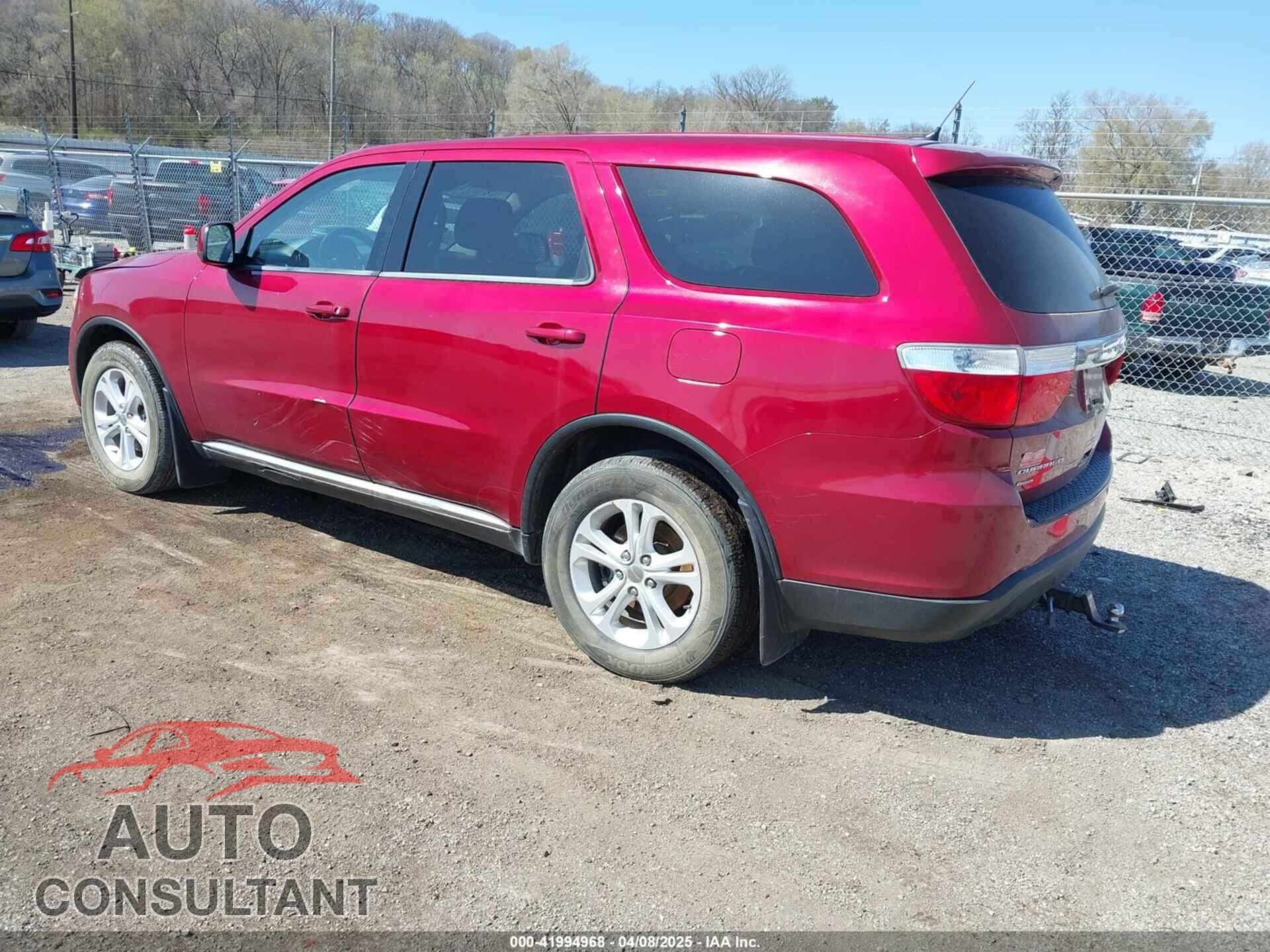 DODGE DURANGO 2013 - 1C4RDJAGXDC674481