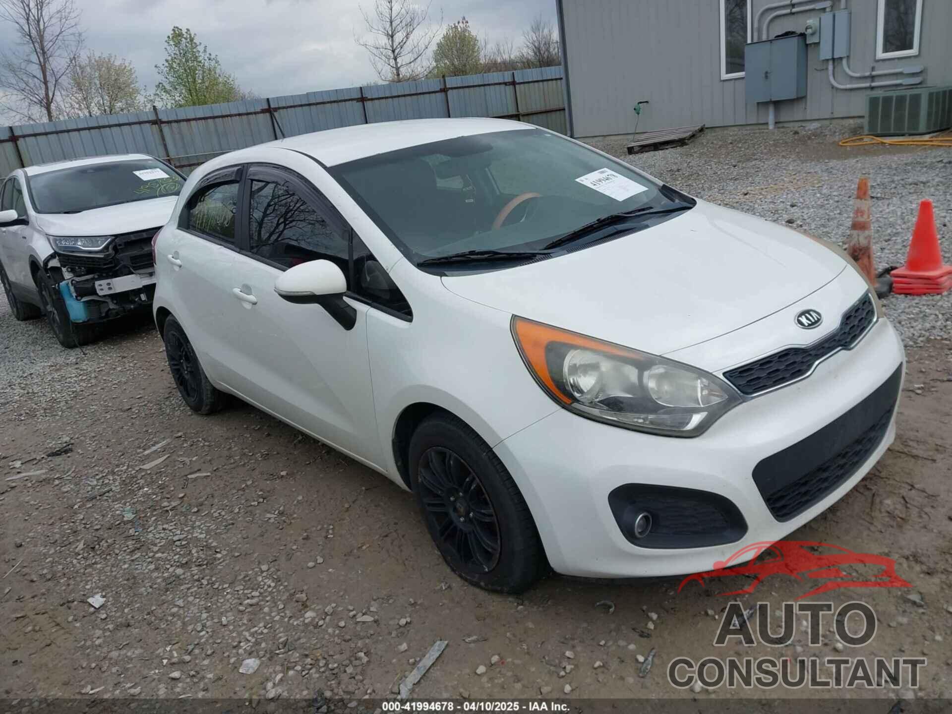 KIA RIO5 2012 - KNADN5A31C6041521