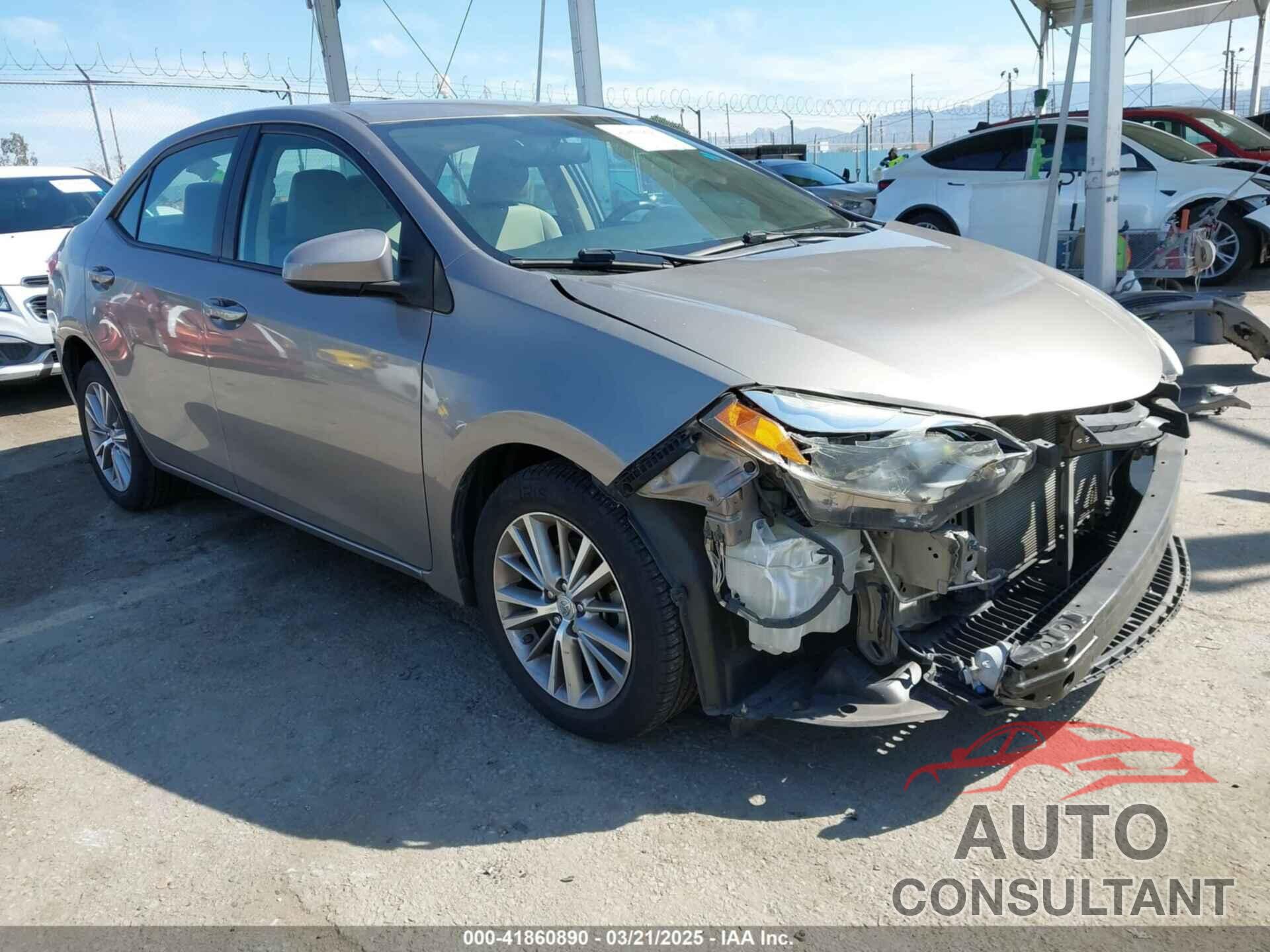 TOYOTA COROLLA 2015 - 5YFBURHEXFP214980