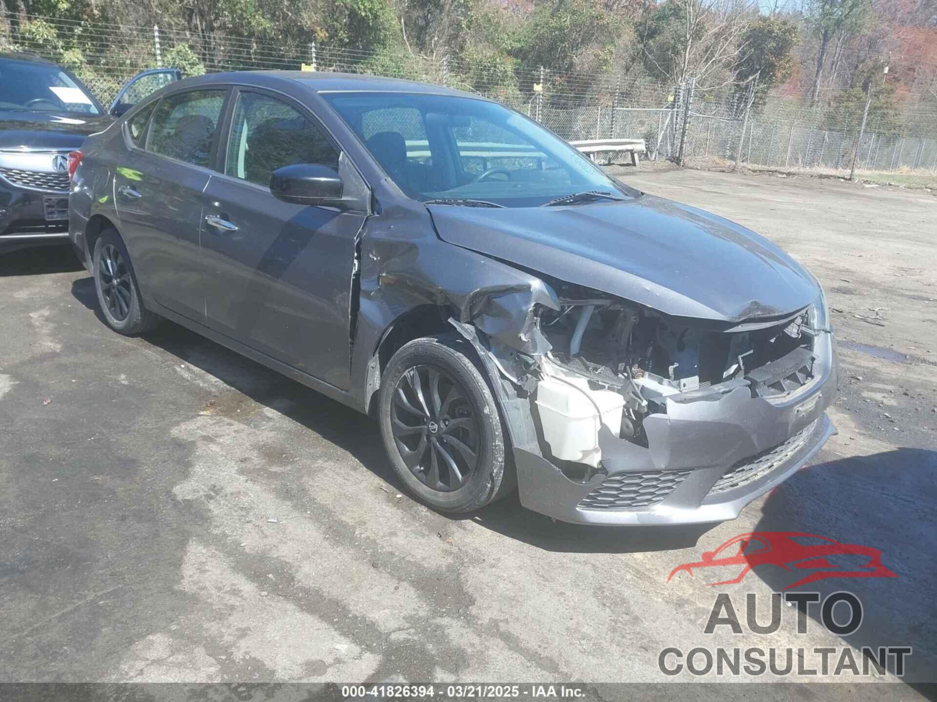 NISSAN SENTRA 2018 - 3N1AB7AP6JY250002