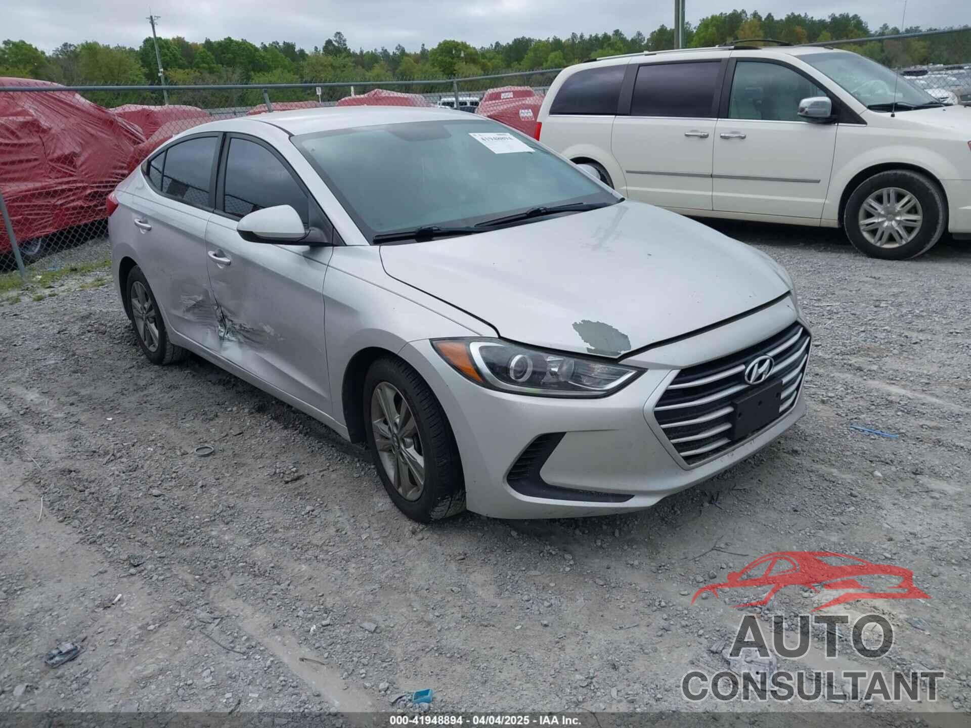 HYUNDAI ELANTRA 2018 - 5NPD84LF1JH317405
