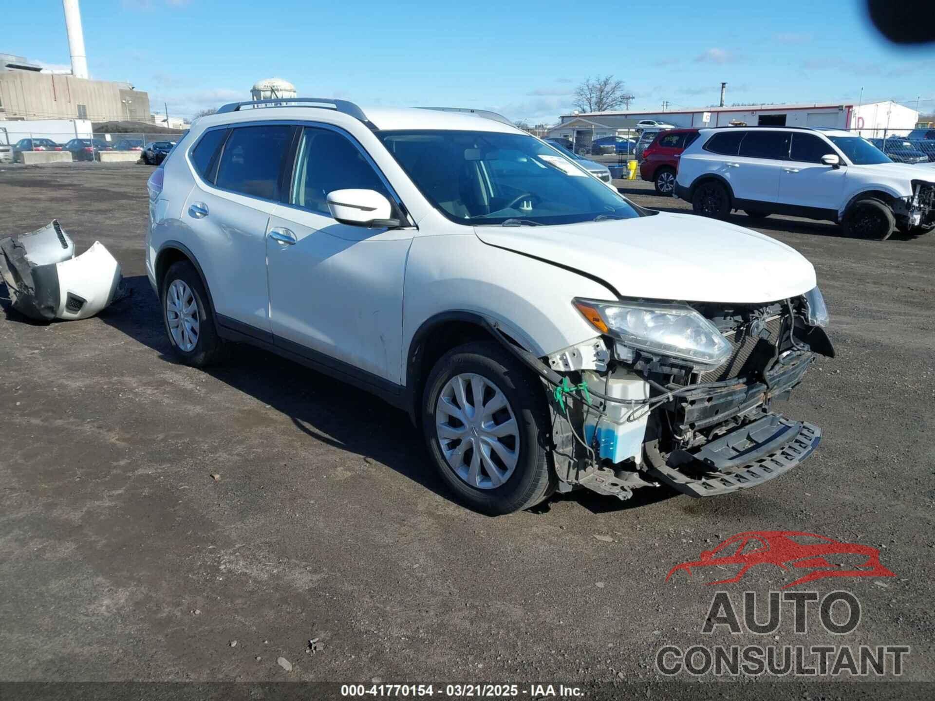 NISSAN ROGUE 2016 - KNMAT2MV0GP719358