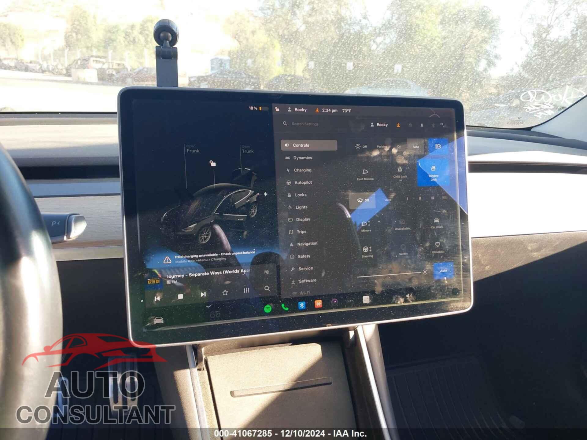 TESLA MODEL 3 2018 - 5YJ3E1EA8JF045213