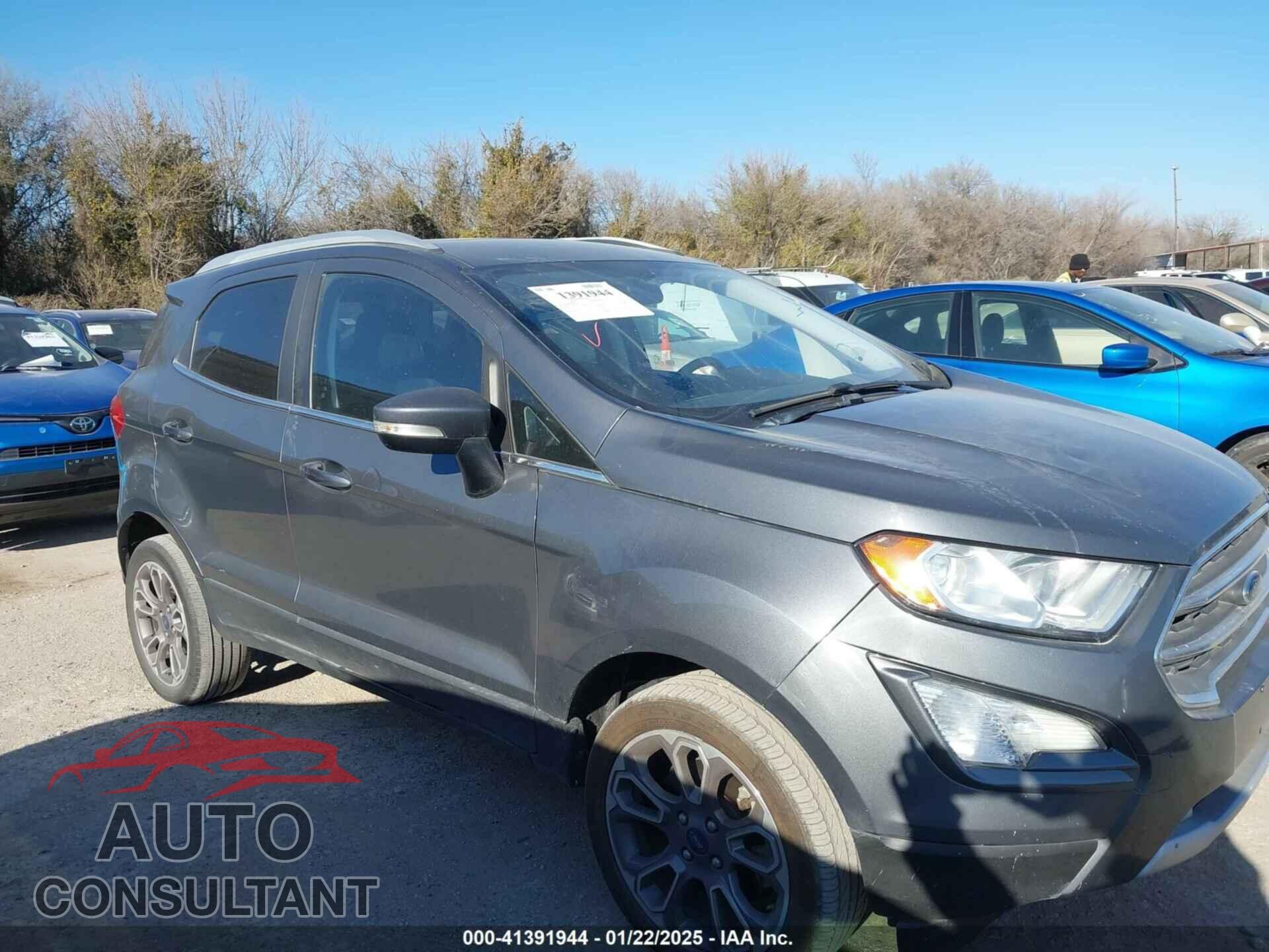 FORD ECOSPORT 2020 - MAJ6S3KL7LC328103