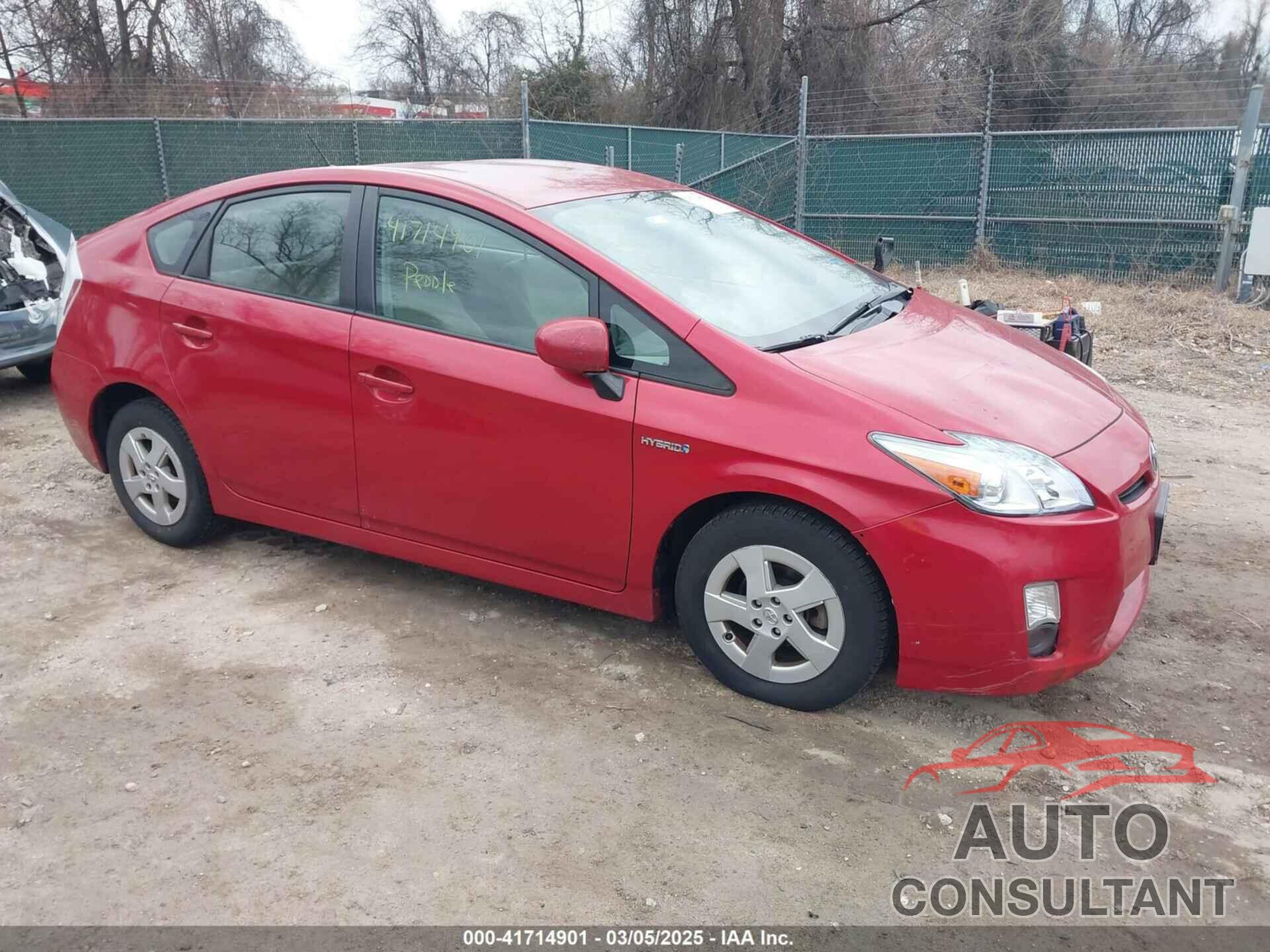 TOYOTA PRIUS 2010 - JTDKN3DU3A0196154