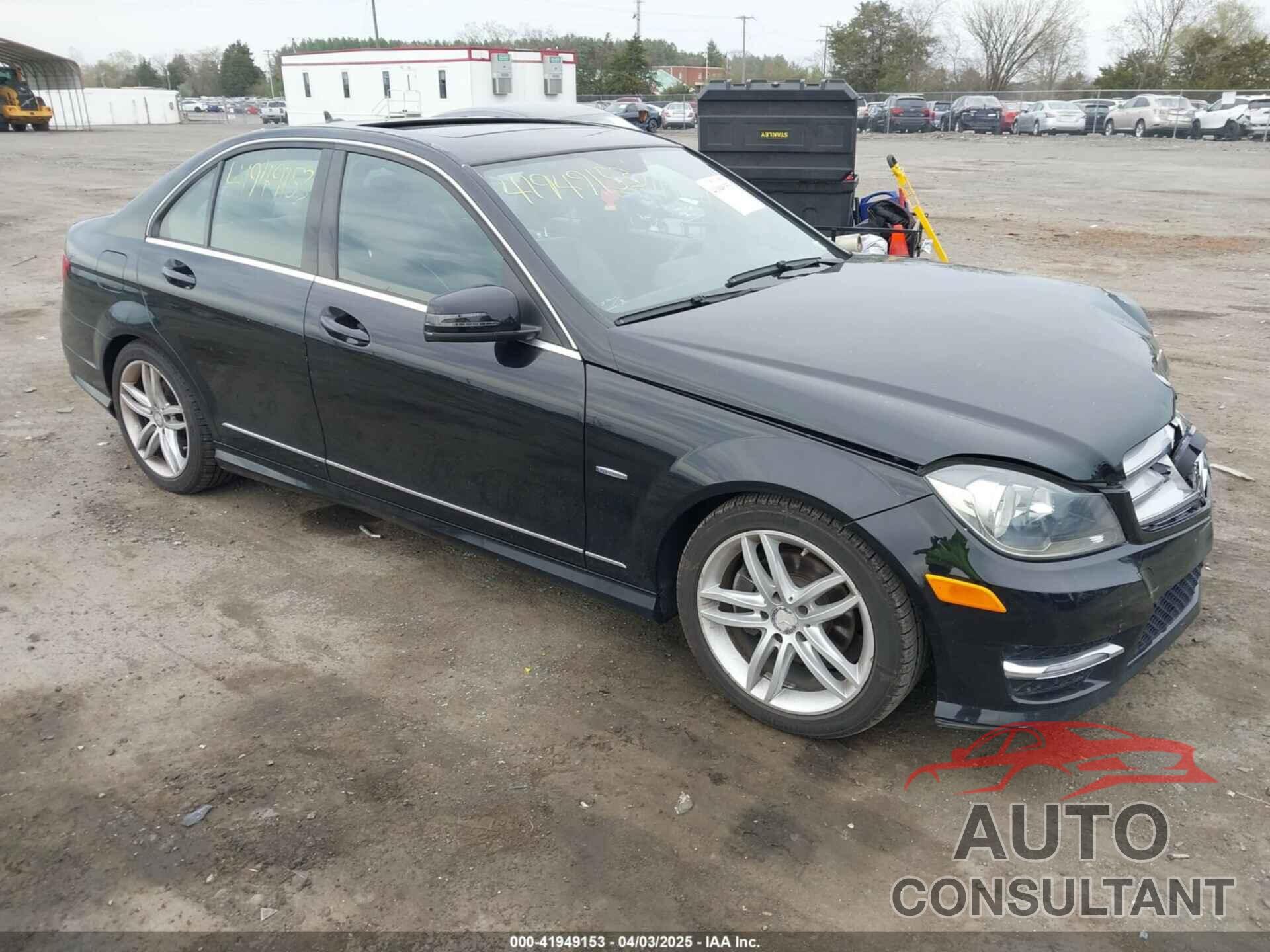 MERCEDES-BENZ C 250 2012 - WDDGF4HB6CA629552