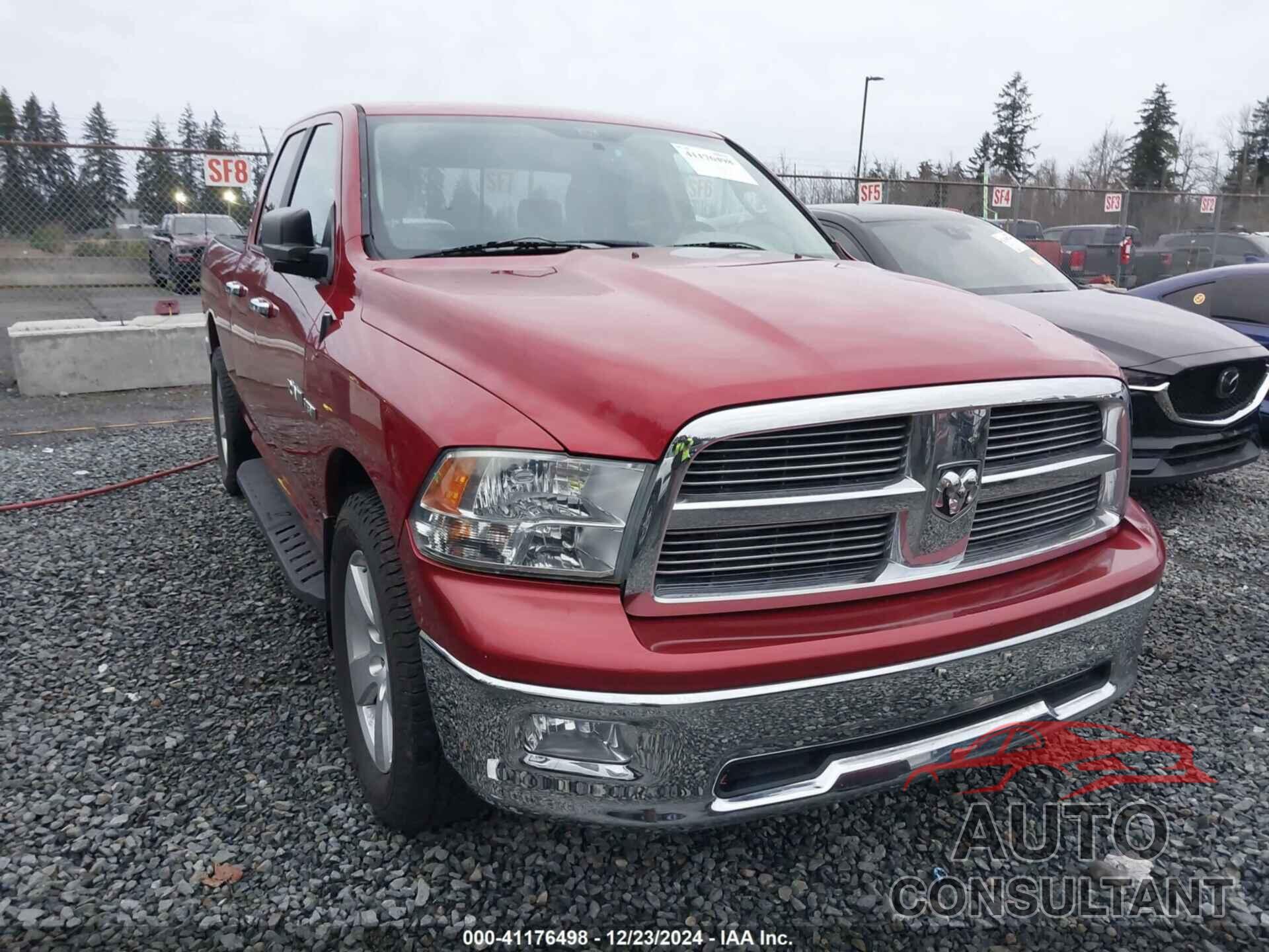 DODGE RAM 1500 2010 - 1D7RV1GT2AS134163