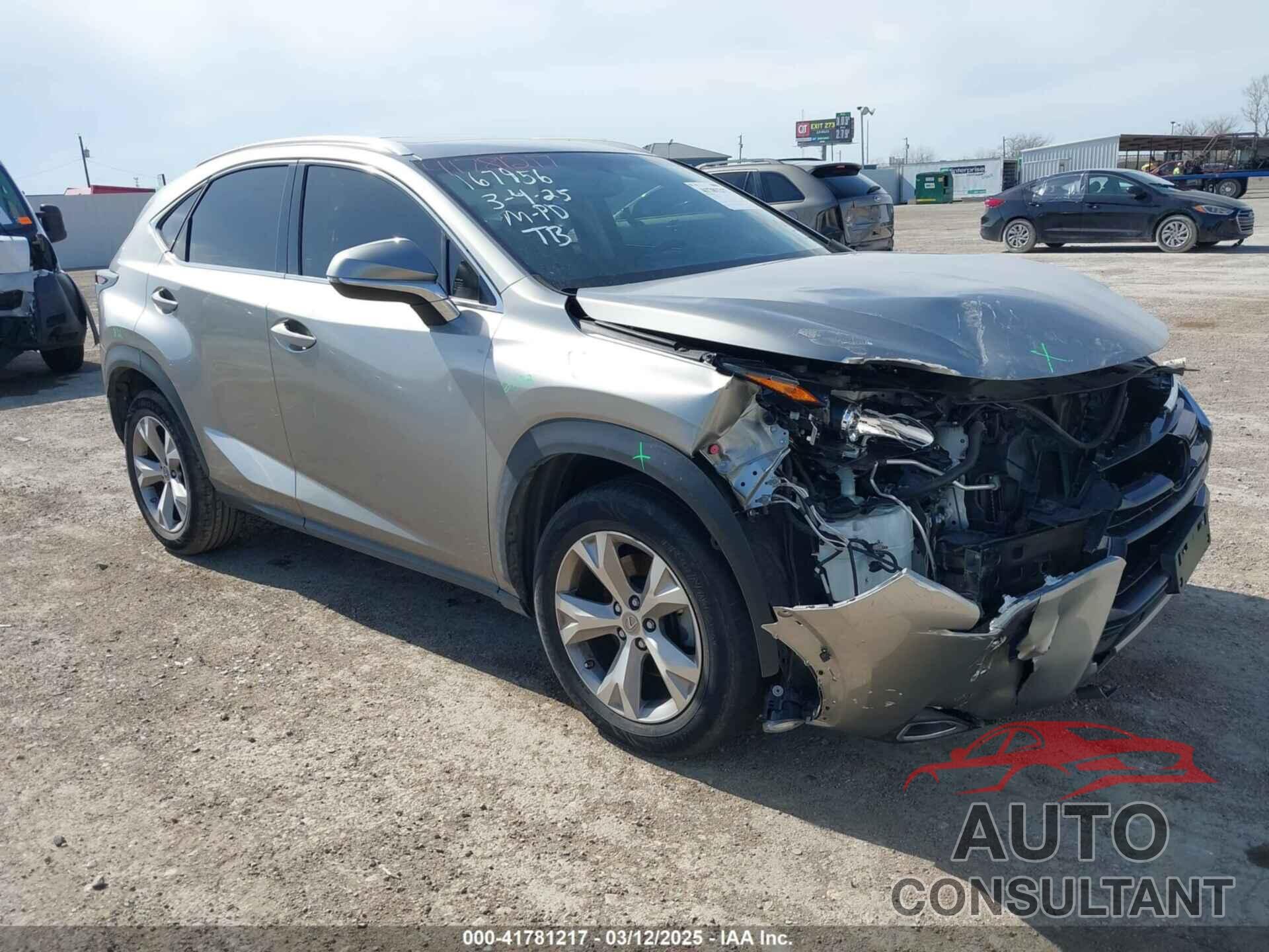 LEXUS NX 200T 2017 - JTJYARBZ5H2053774