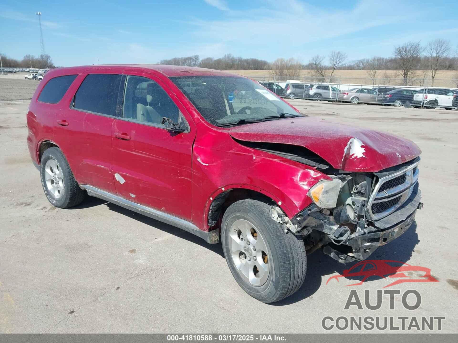 DODGE DURANGO 2011 - 1D4RE2GG4BC639770