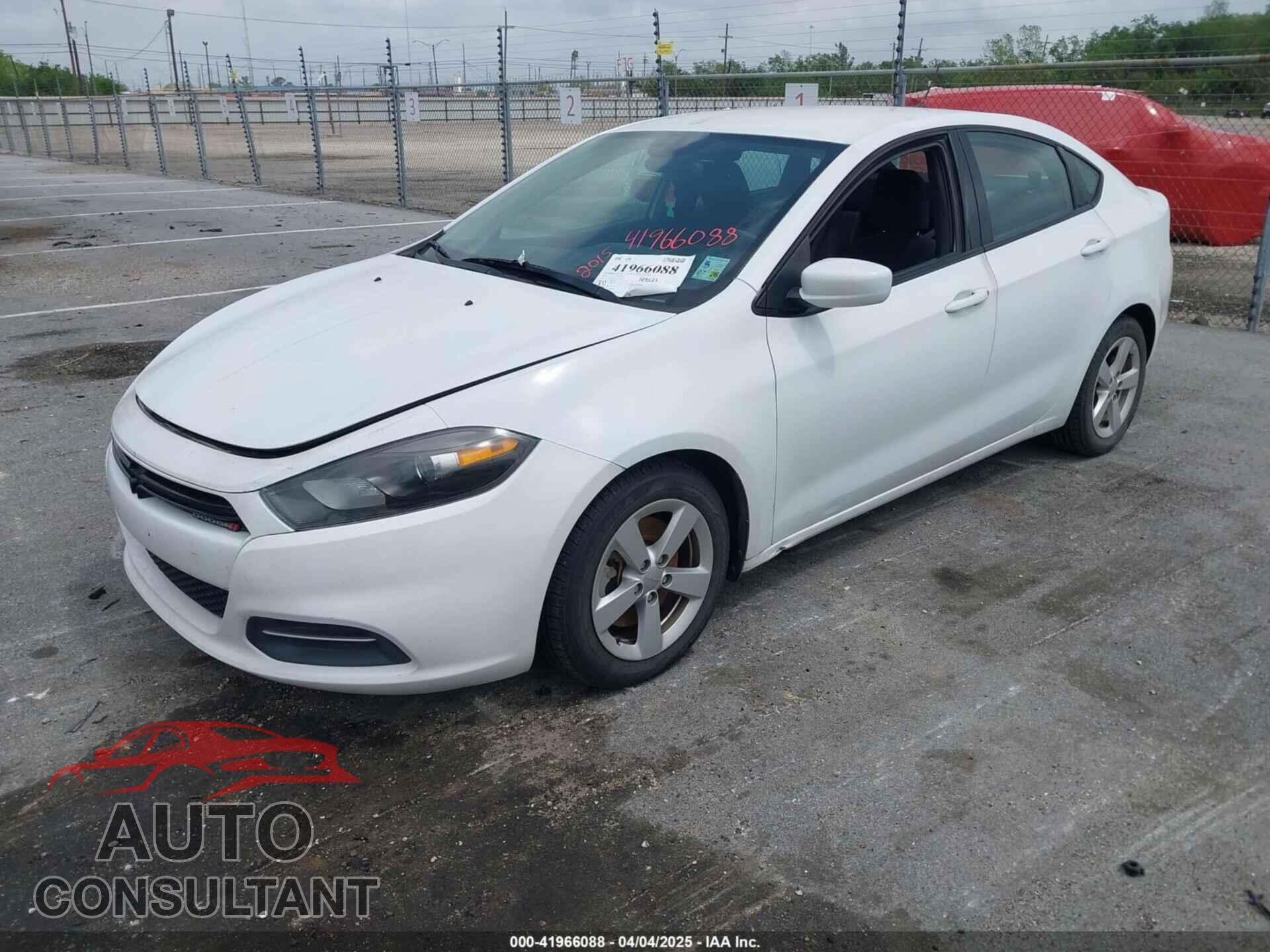 DODGE DART 2015 - 1C3CDFBB3FD221357