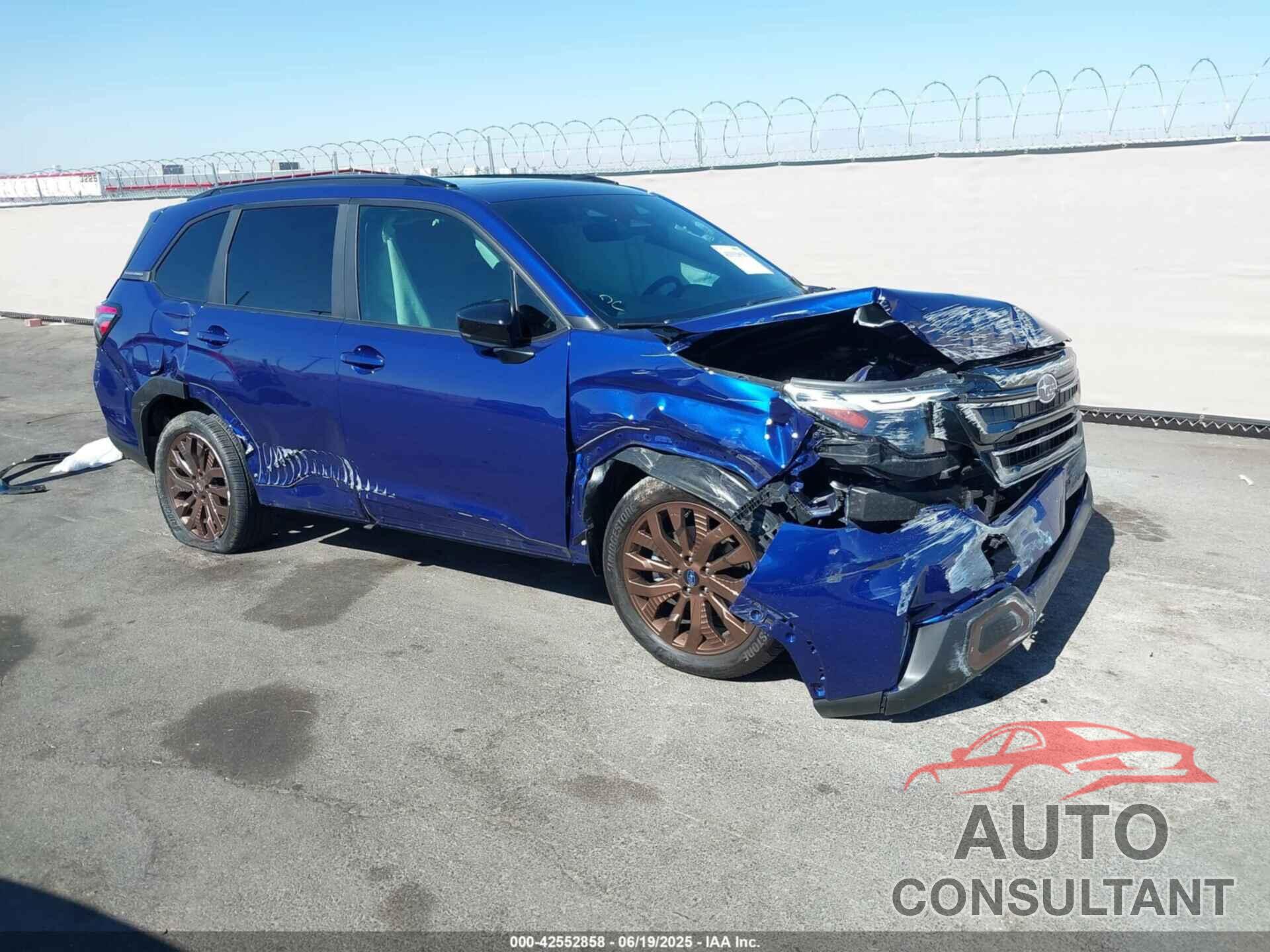 SUBARU FORESTER 2025 - JF2SLDFC2SH400737
