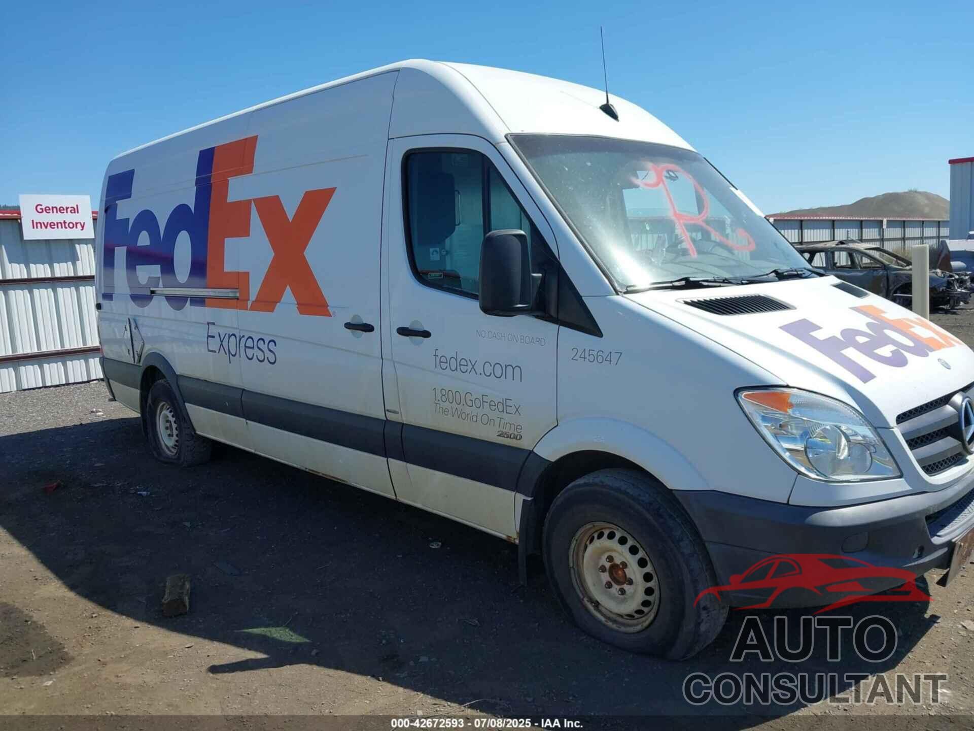 MERCEDES-BENZ SPRINTER 2500 2011 - WD3PE8CB0B5594553