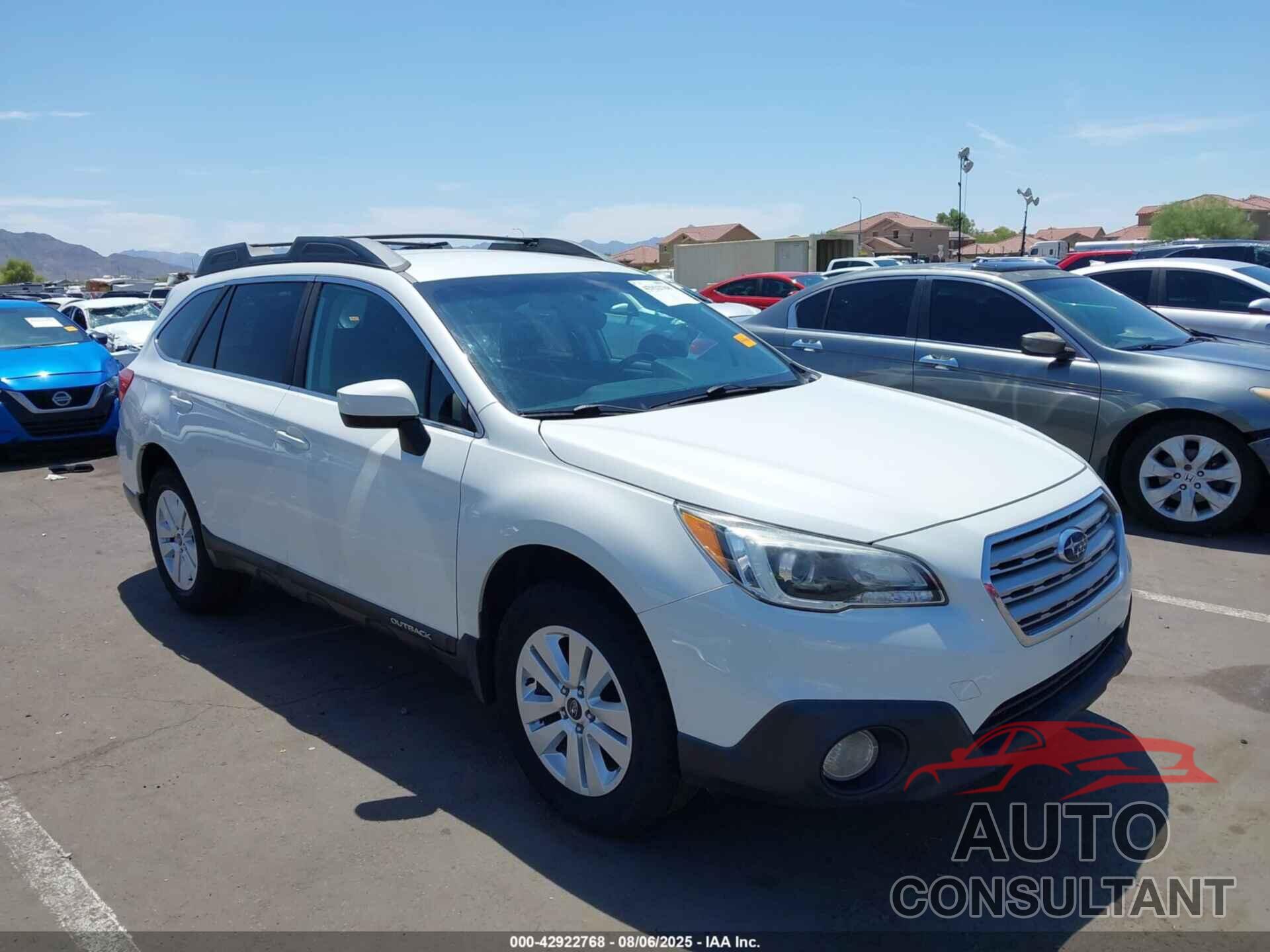 SUBARU OUTBACK 2017 - 4S4BSACC6H3404358