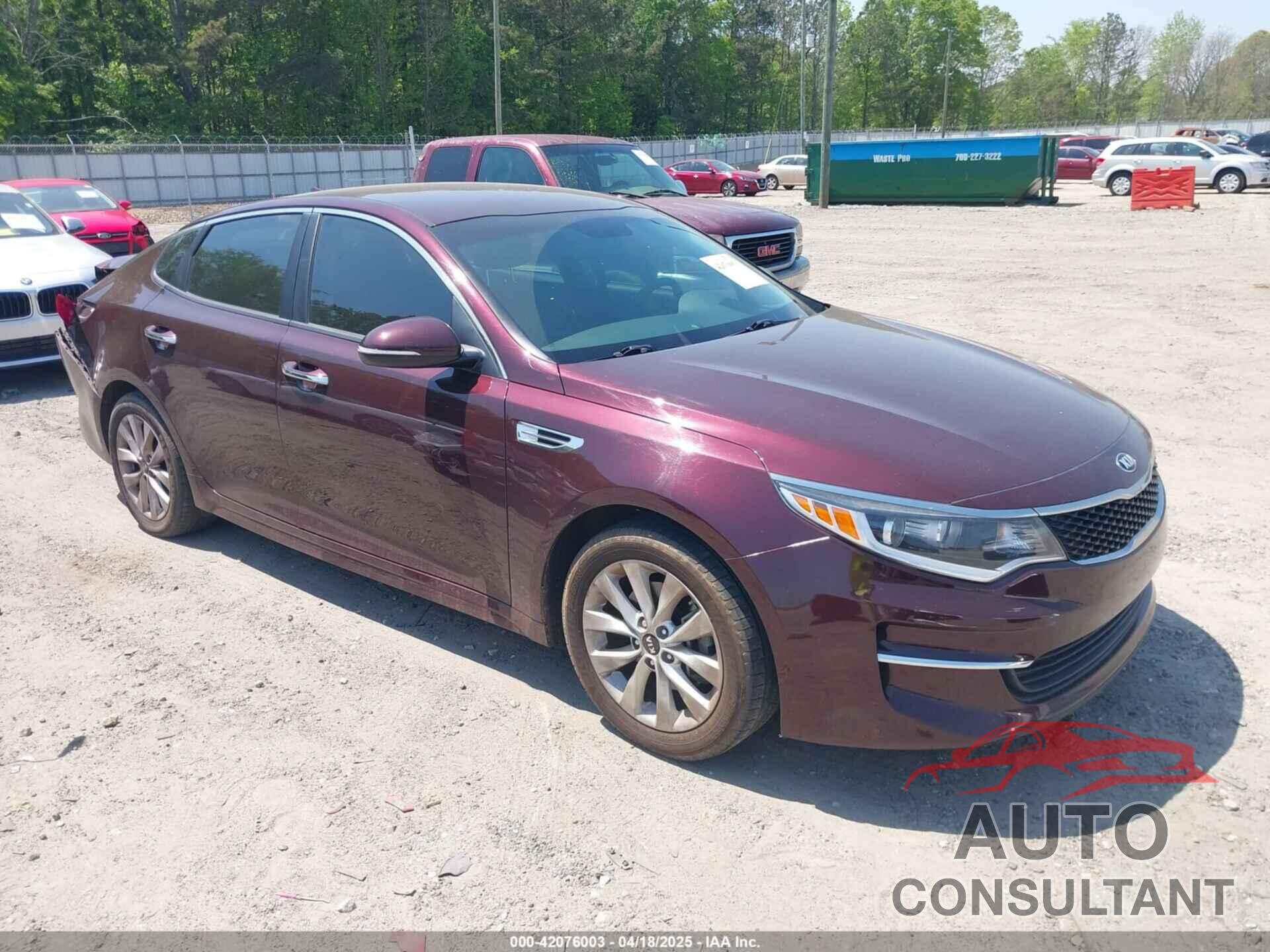 KIA OPTIMA 2018 - 5XXGT4L39JG259153