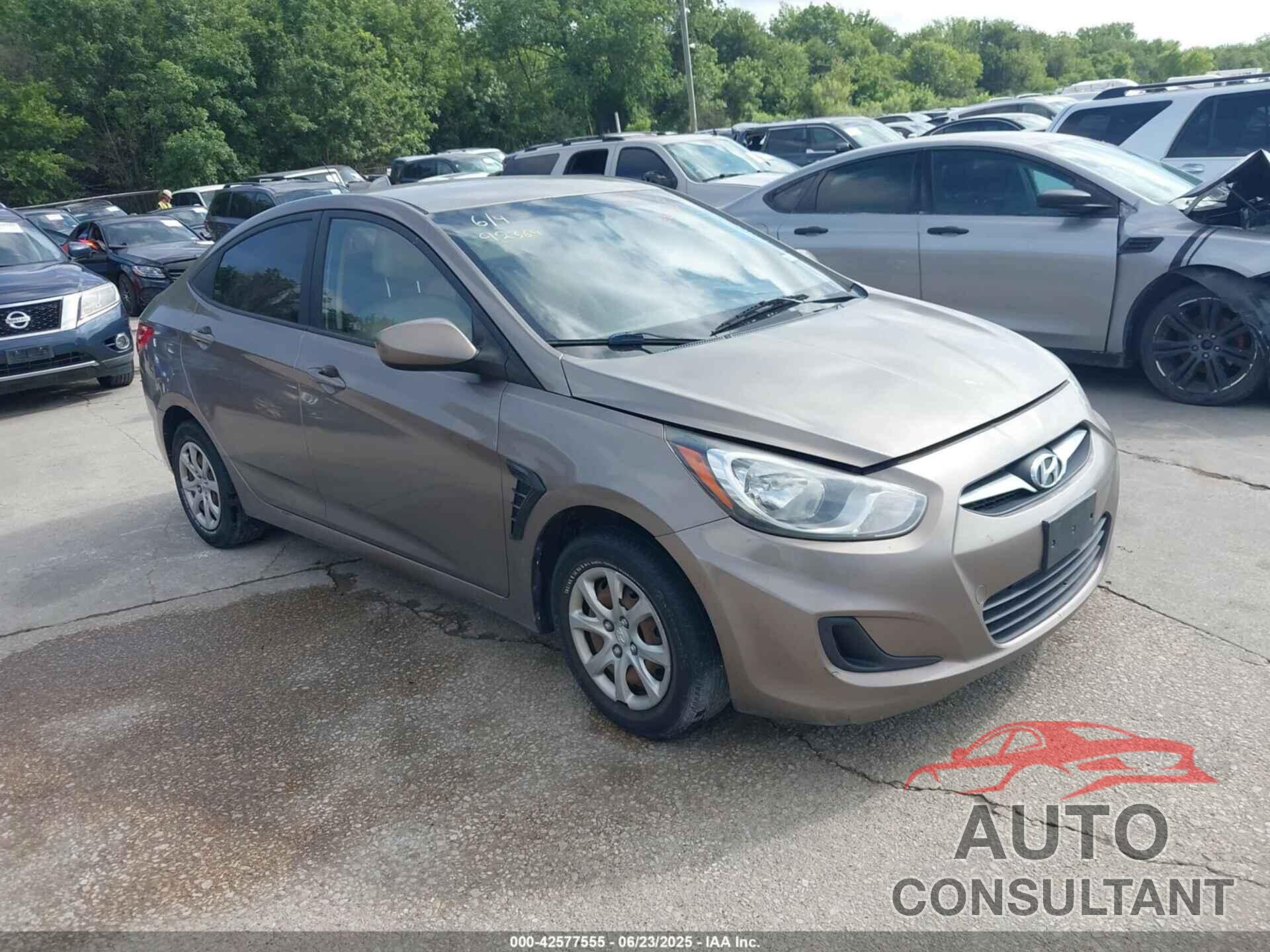 HYUNDAI ACCENT 2012 - KMHCT4AE1CU109369