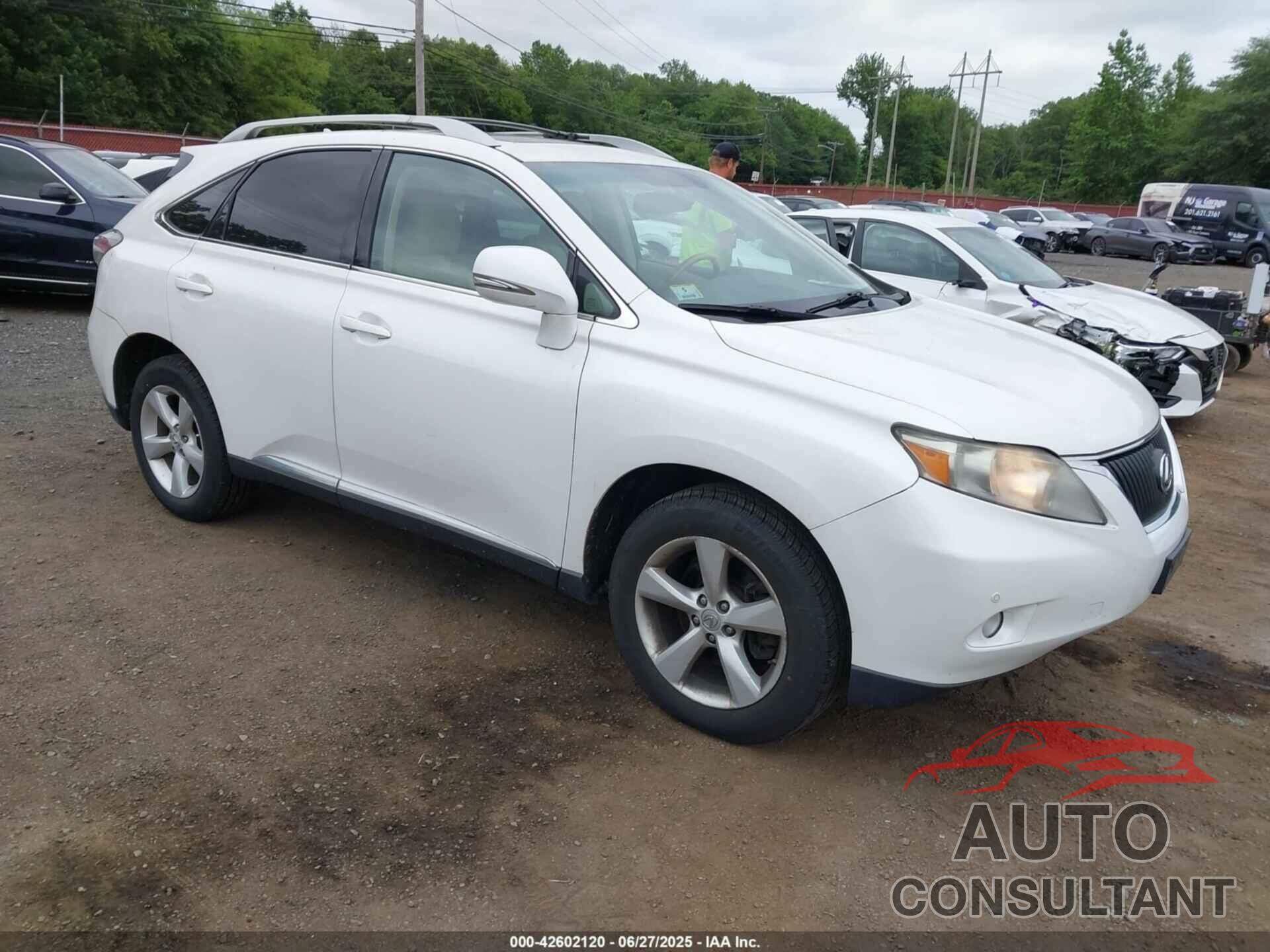 LEXUS RX 350 2010 - 2T2BK1BA7AC058575
