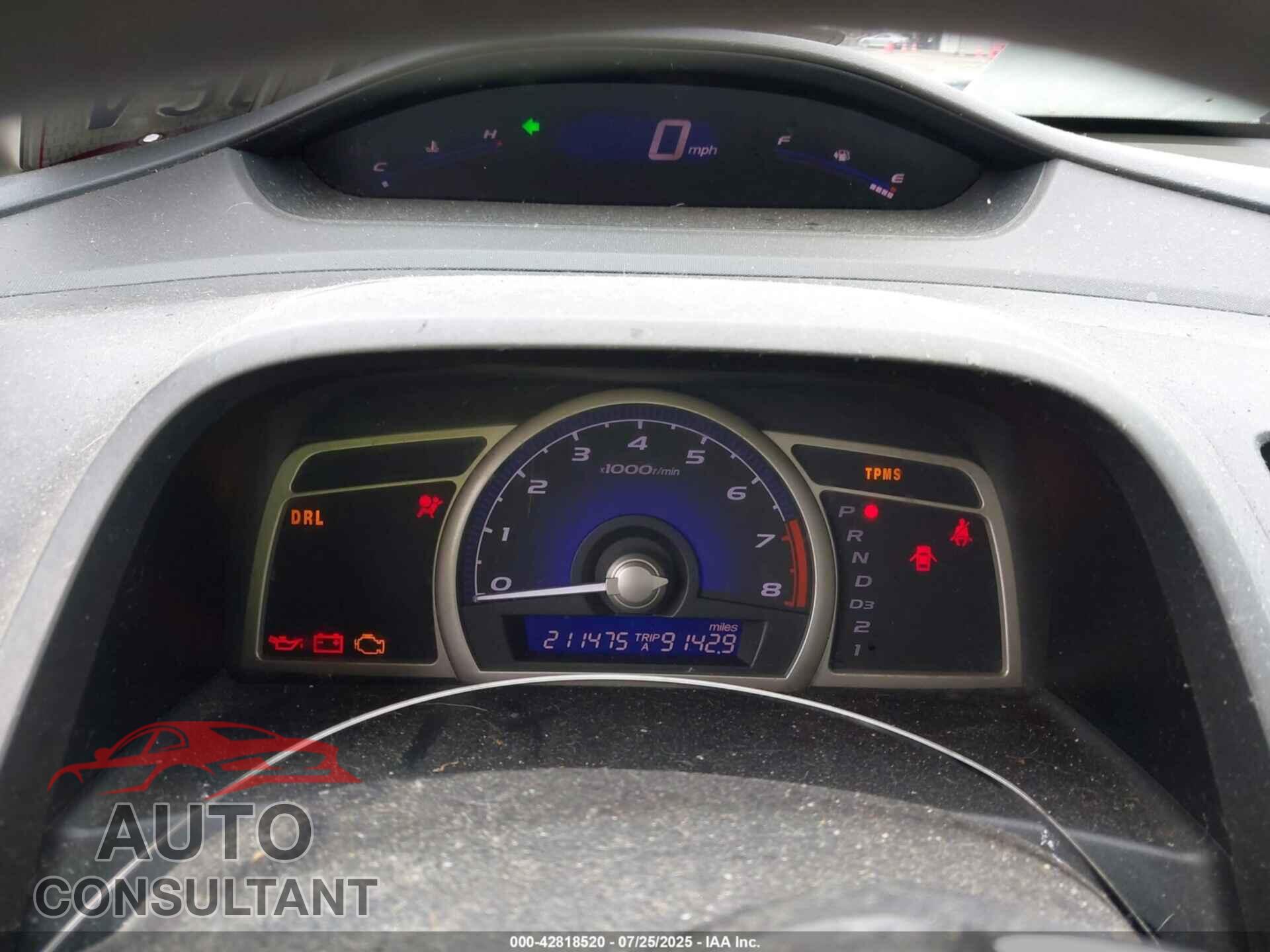 HONDA CIVIC 2010 - 19XFA1F83AE024120