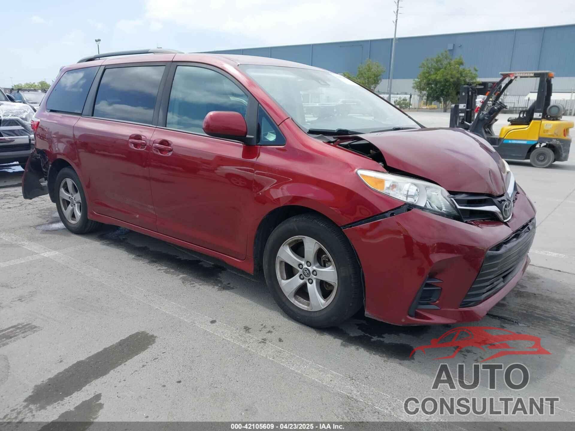 TOYOTA SIENNA 2019 - 5TDKZ3DC1KS002876