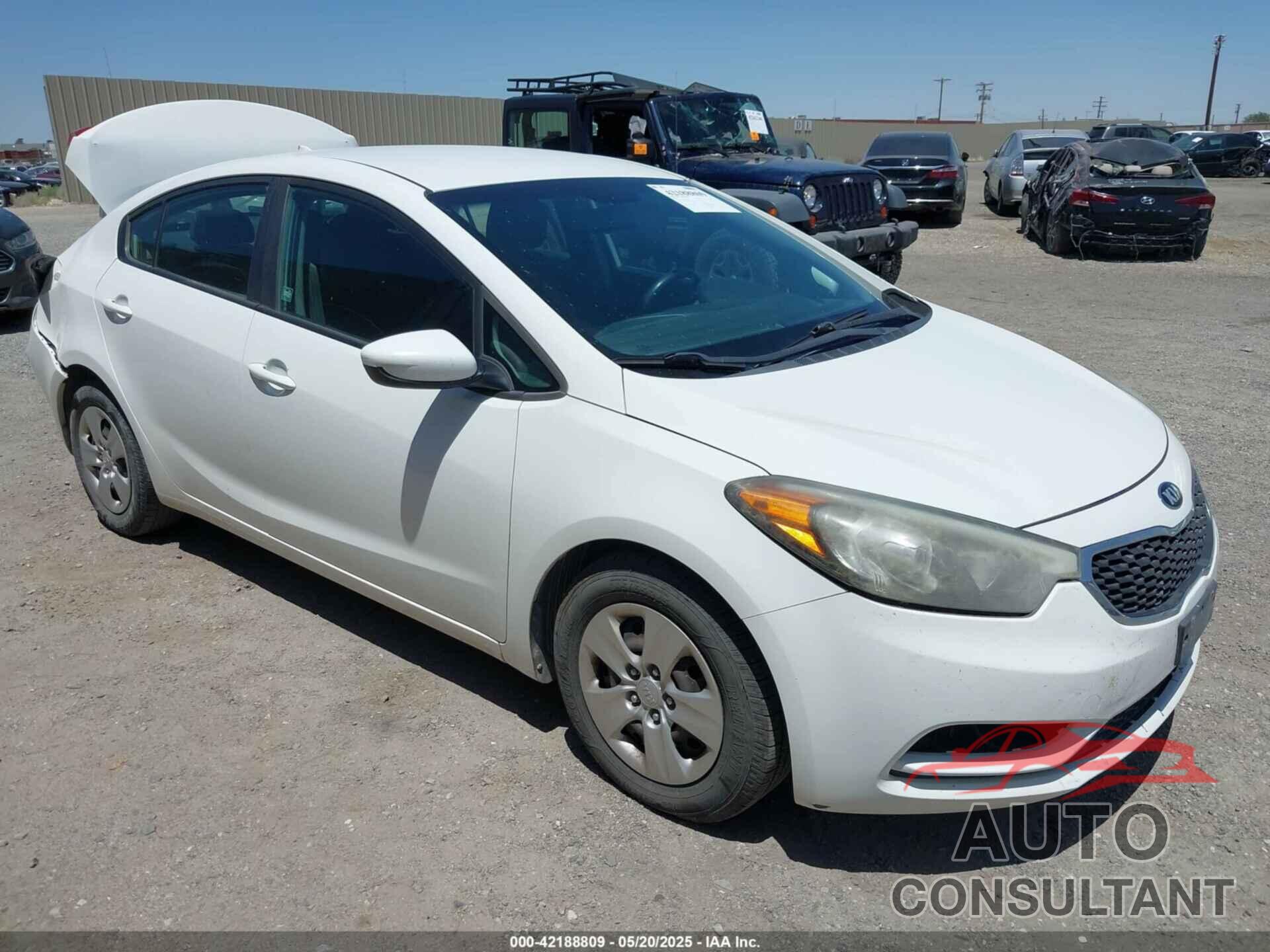 KIA FORTE 2016 - KNAFK4A63G5618180