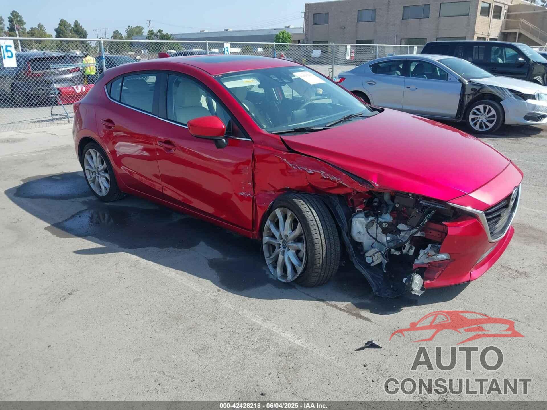 MAZDA MAZDA3 2014 - JM1BM1M38E1103207