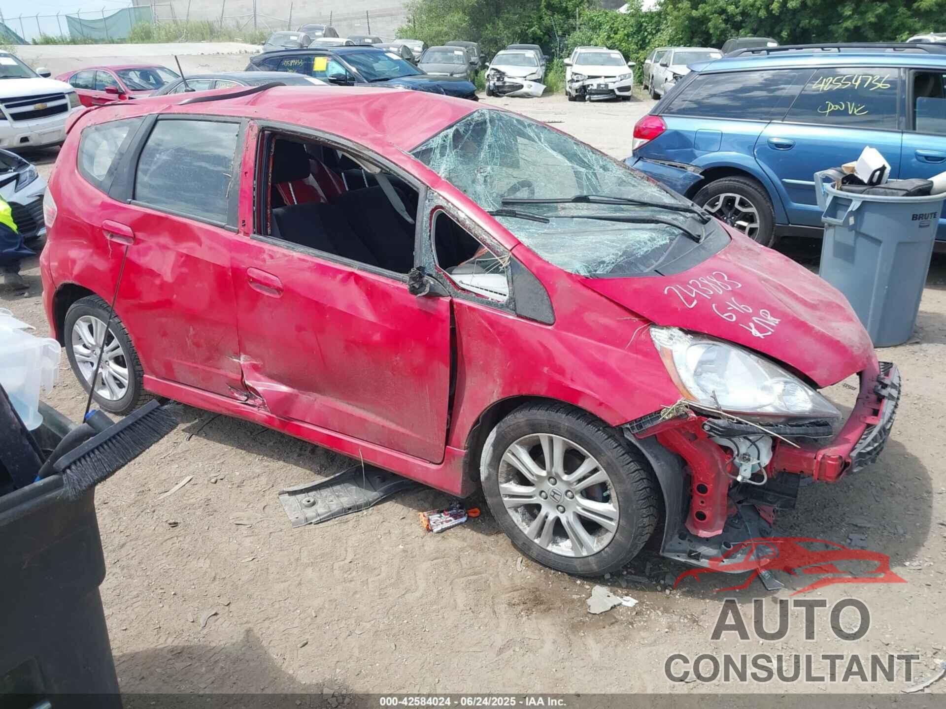 HONDA FIT 2009 - JHMGE88499S055990