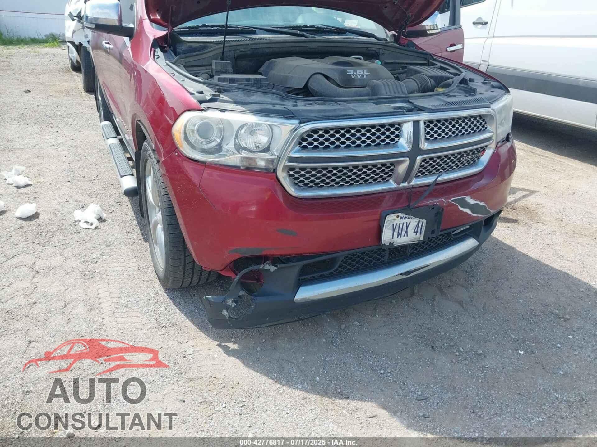 DODGE DURANGO 2013 - 1C4RDJEG1DC675030