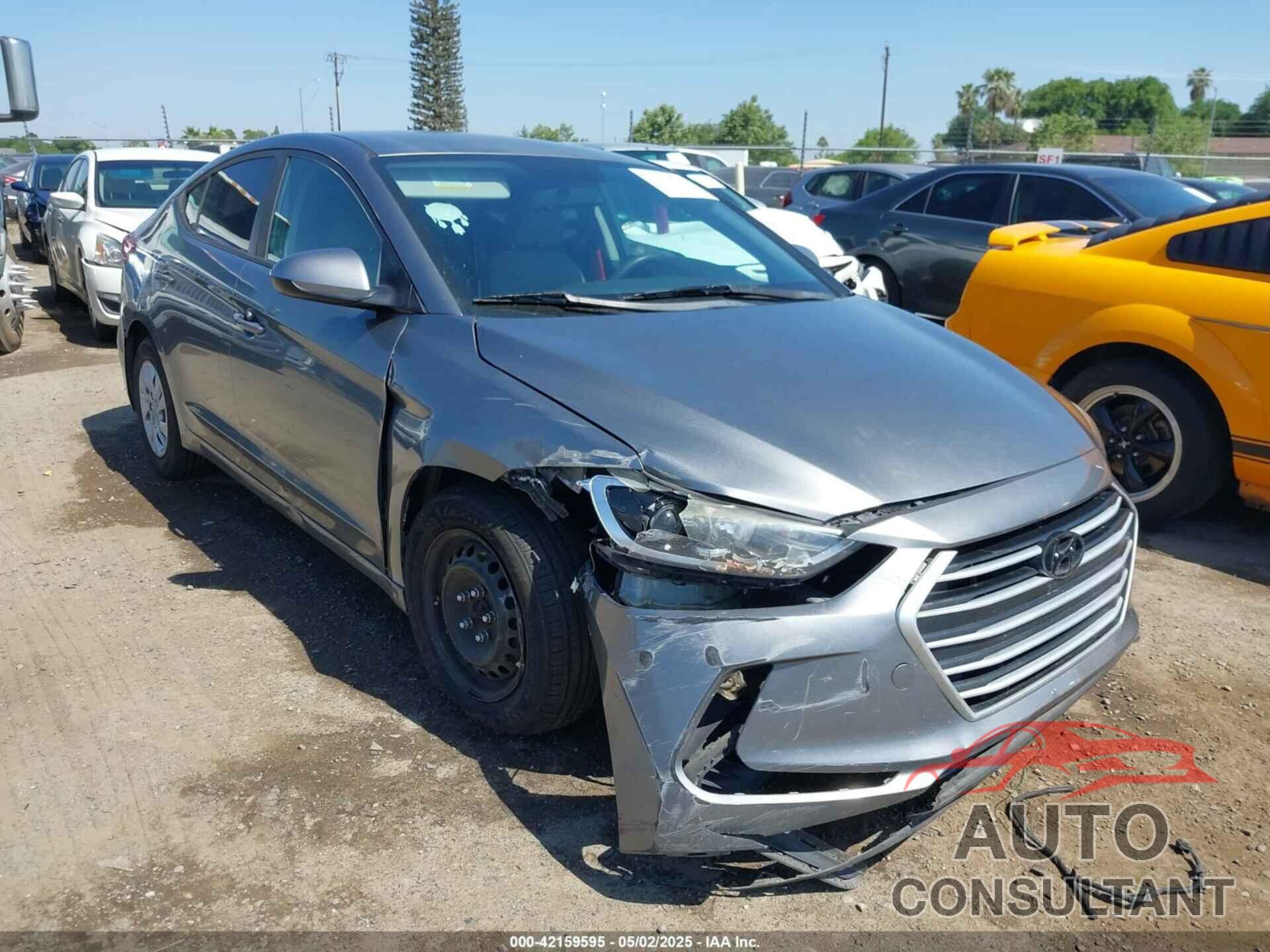 HYUNDAI ELANTRA 2017 - KMHD74LF2HU061211