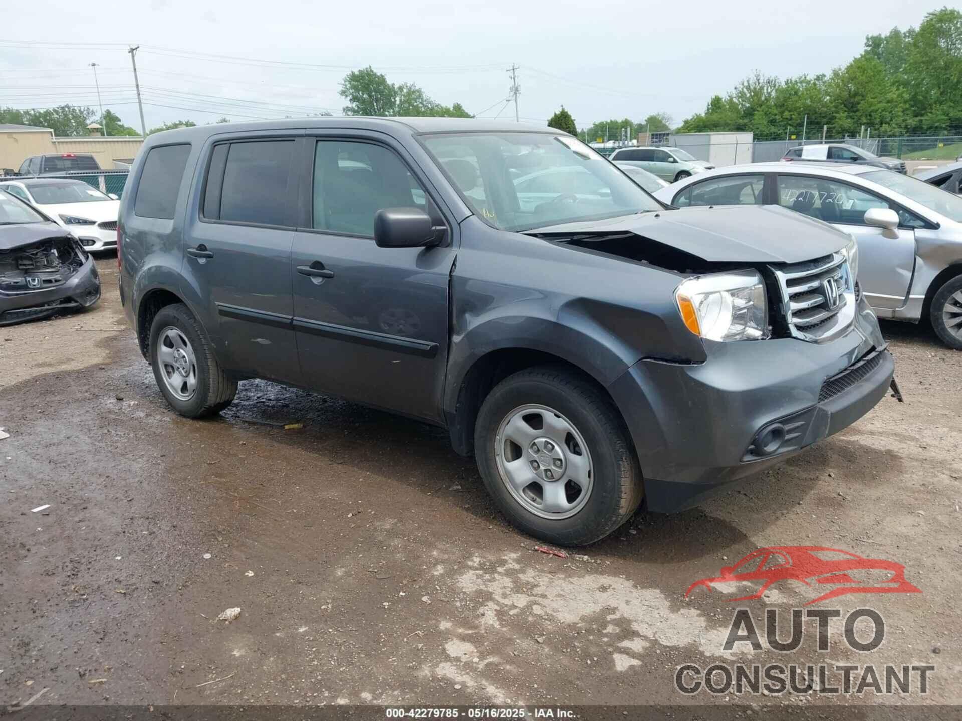 HONDA PILOT 2013 - 5FNYF4H21DB069690