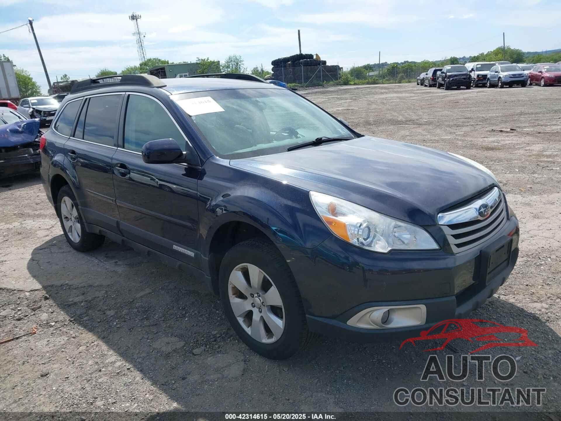 SUBARU OUTBACK 2012 - 4S4BRBCC1C3201792