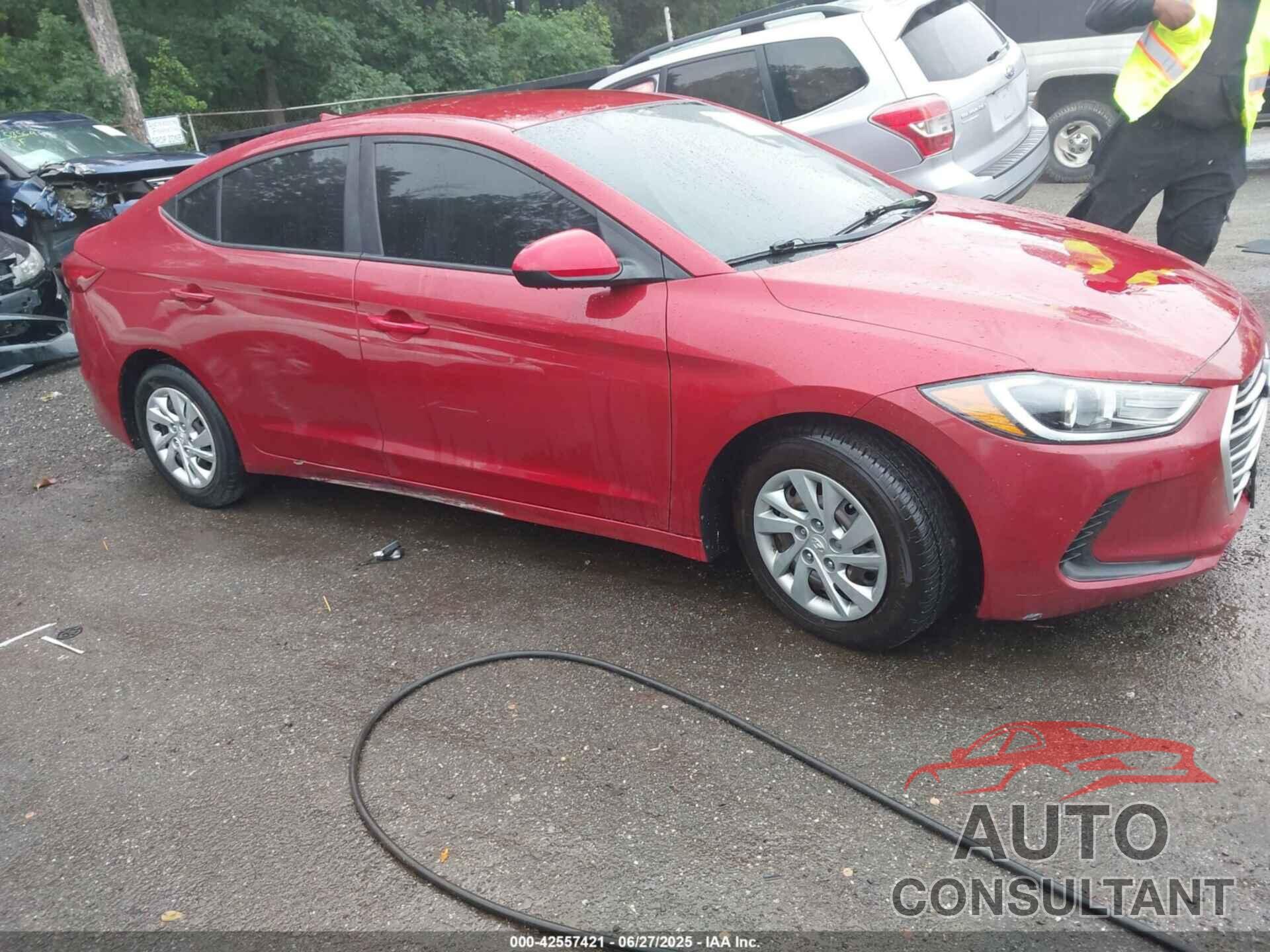 HYUNDAI ELANTRA 2017 - KMHD74LFXHU391503