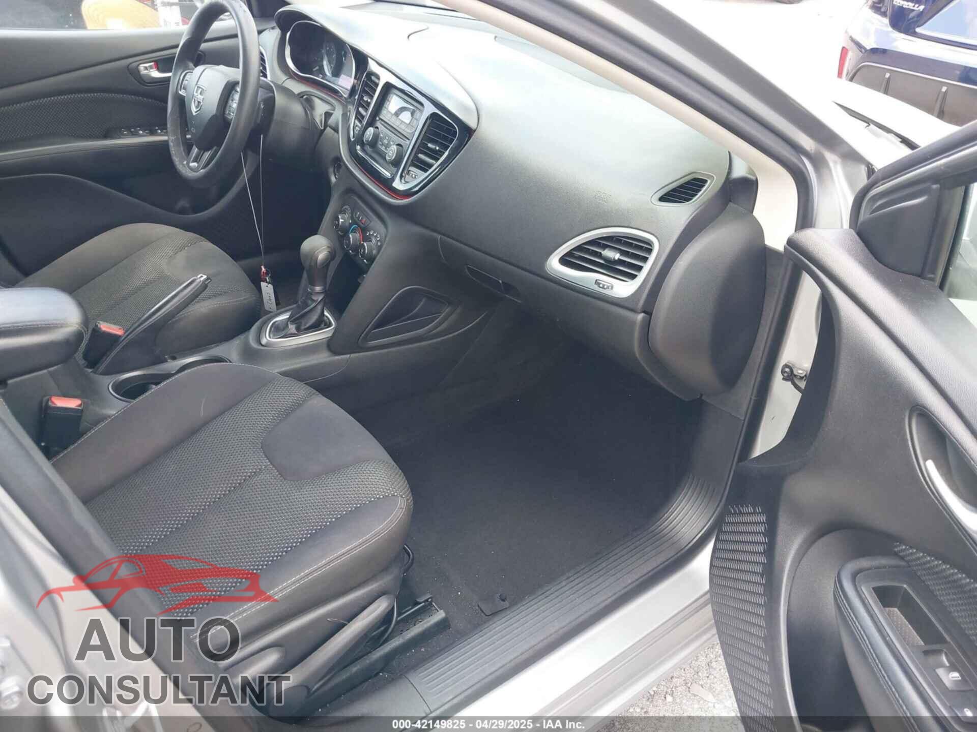 DODGE DART 2015 - 1C3CDFBB1FD193512