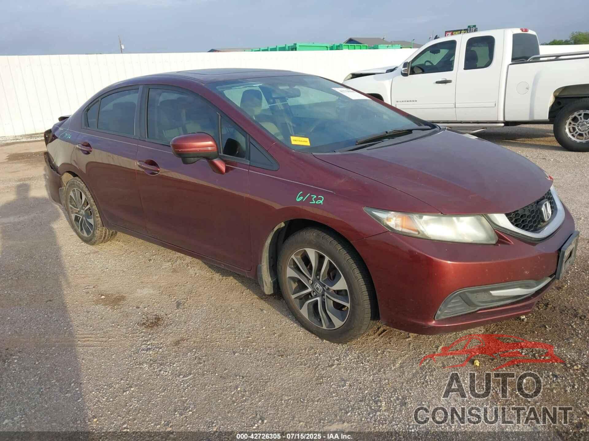 HONDA CIVIC 2014 - 19XFB2F82EE067226