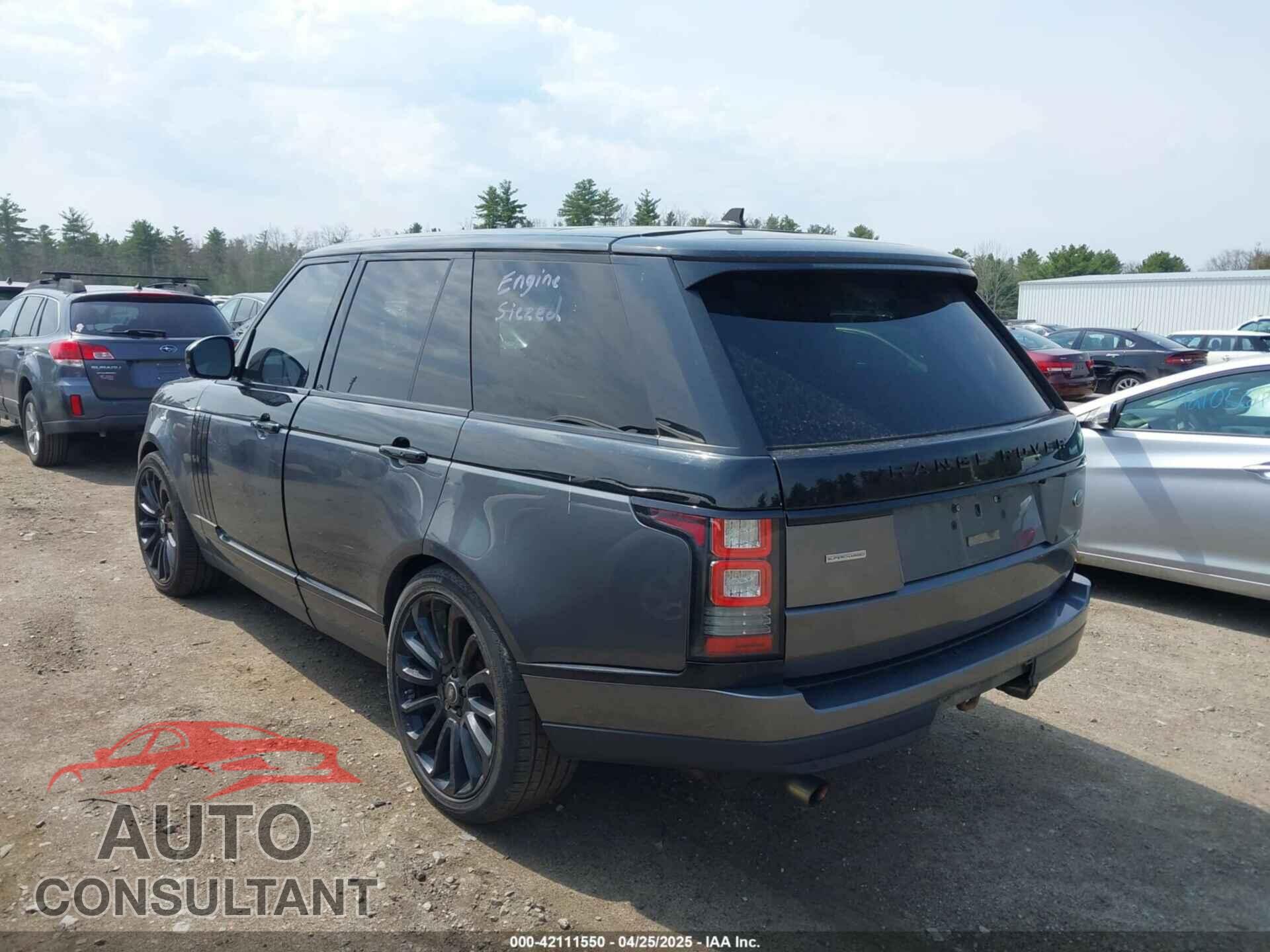 LAND ROVER RANGE ROVER 2016 - SALGS2EF4GA262344