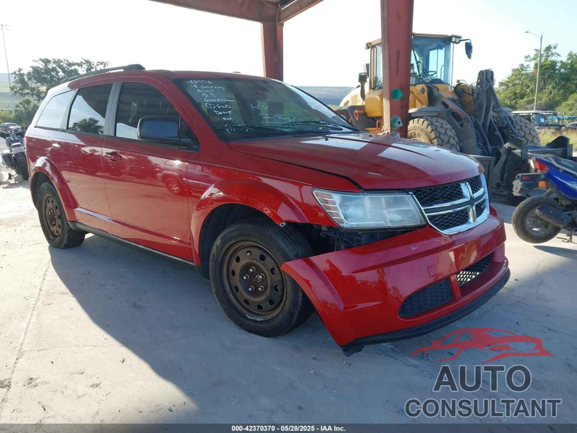 DODGE JOURNEY 2018 - 3C4PDCAB7JT188976