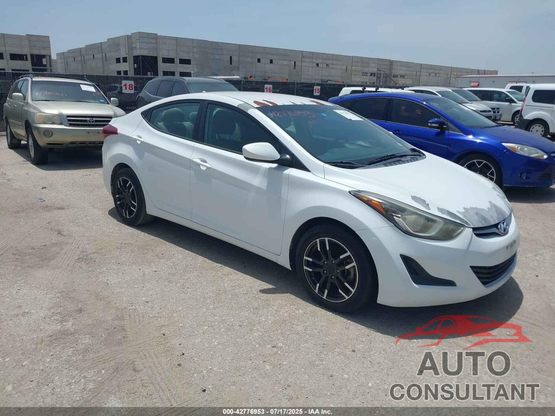 HYUNDAI ELANTRA 2015 - 5NPDH4AE7FH647146