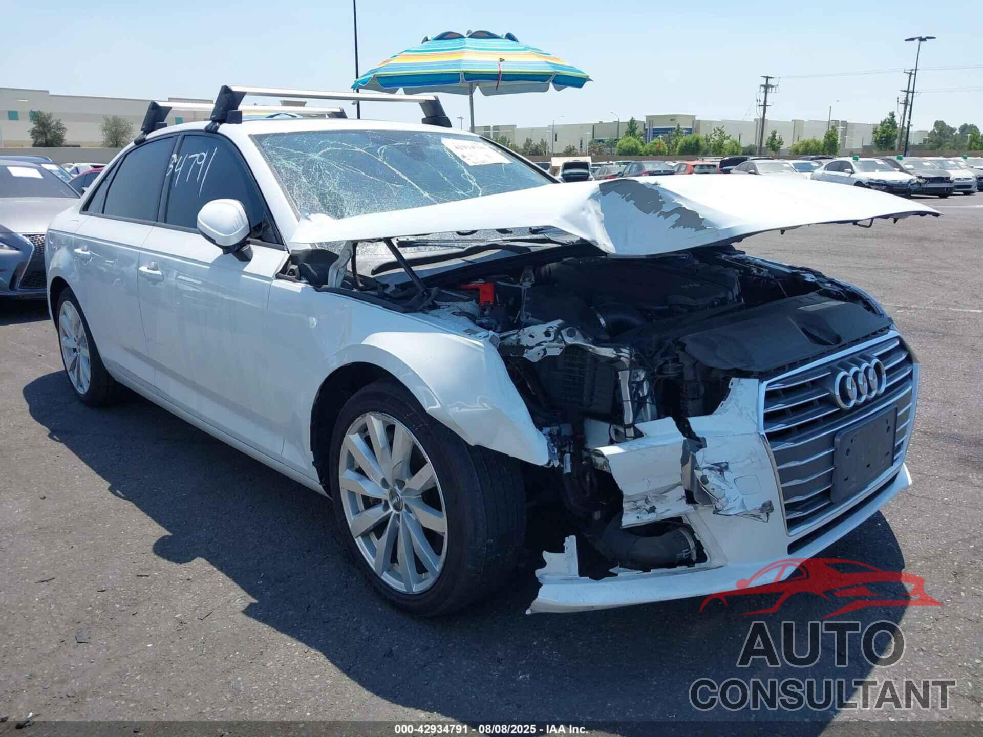 AUDI A4 2017 - WAUGNAF44HN040402