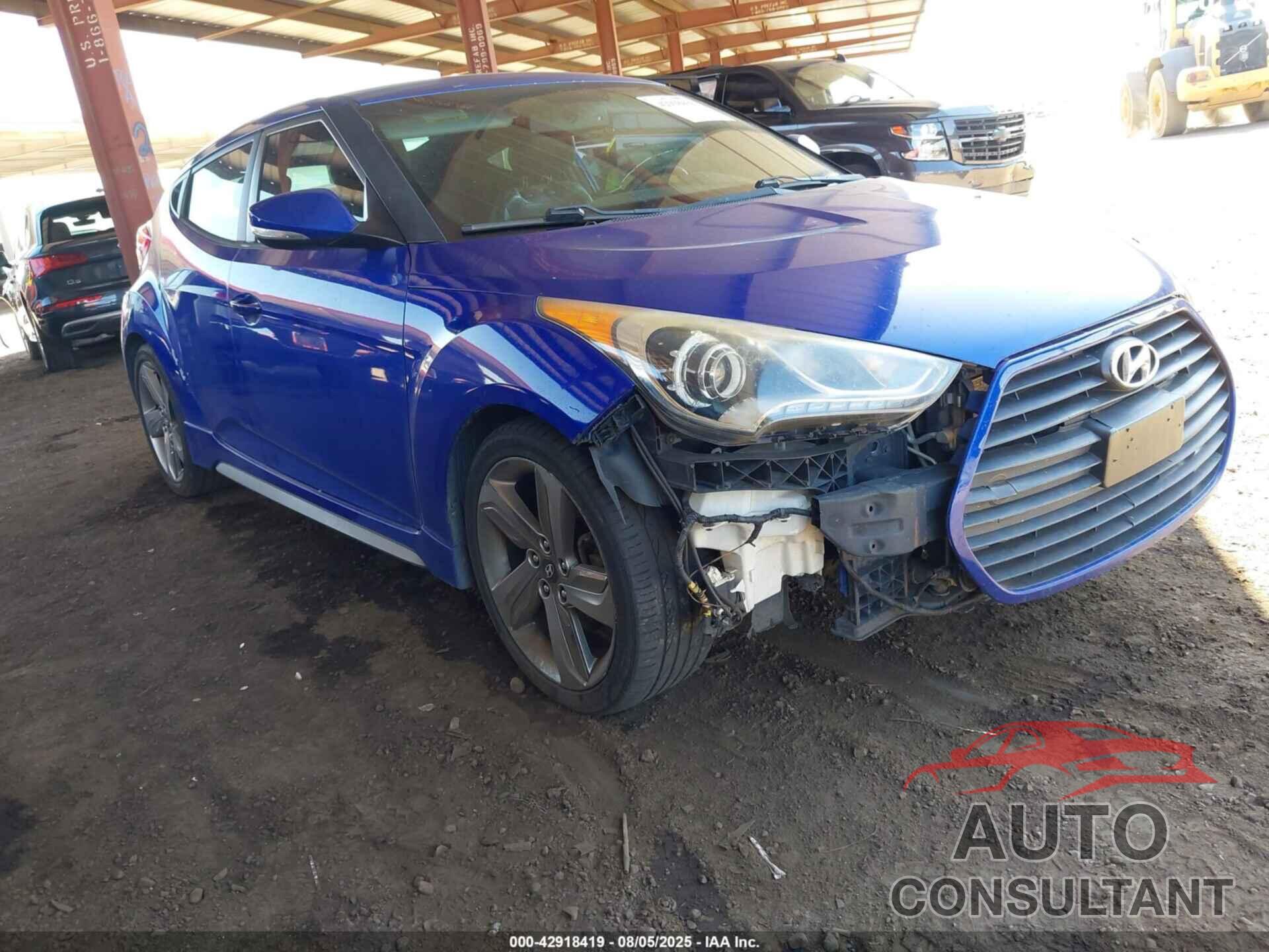 HYUNDAI VELOSTER 2013 - KMHTC6AE1DU169827