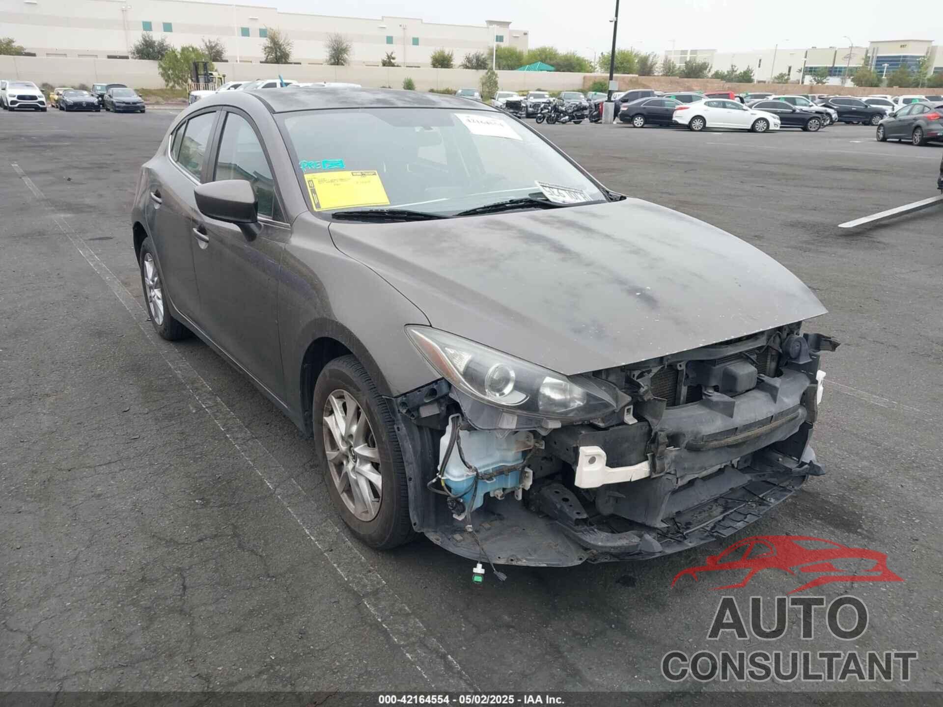 MAZDA MAZDA3 2015 - JM1BM1L7XF1261134
