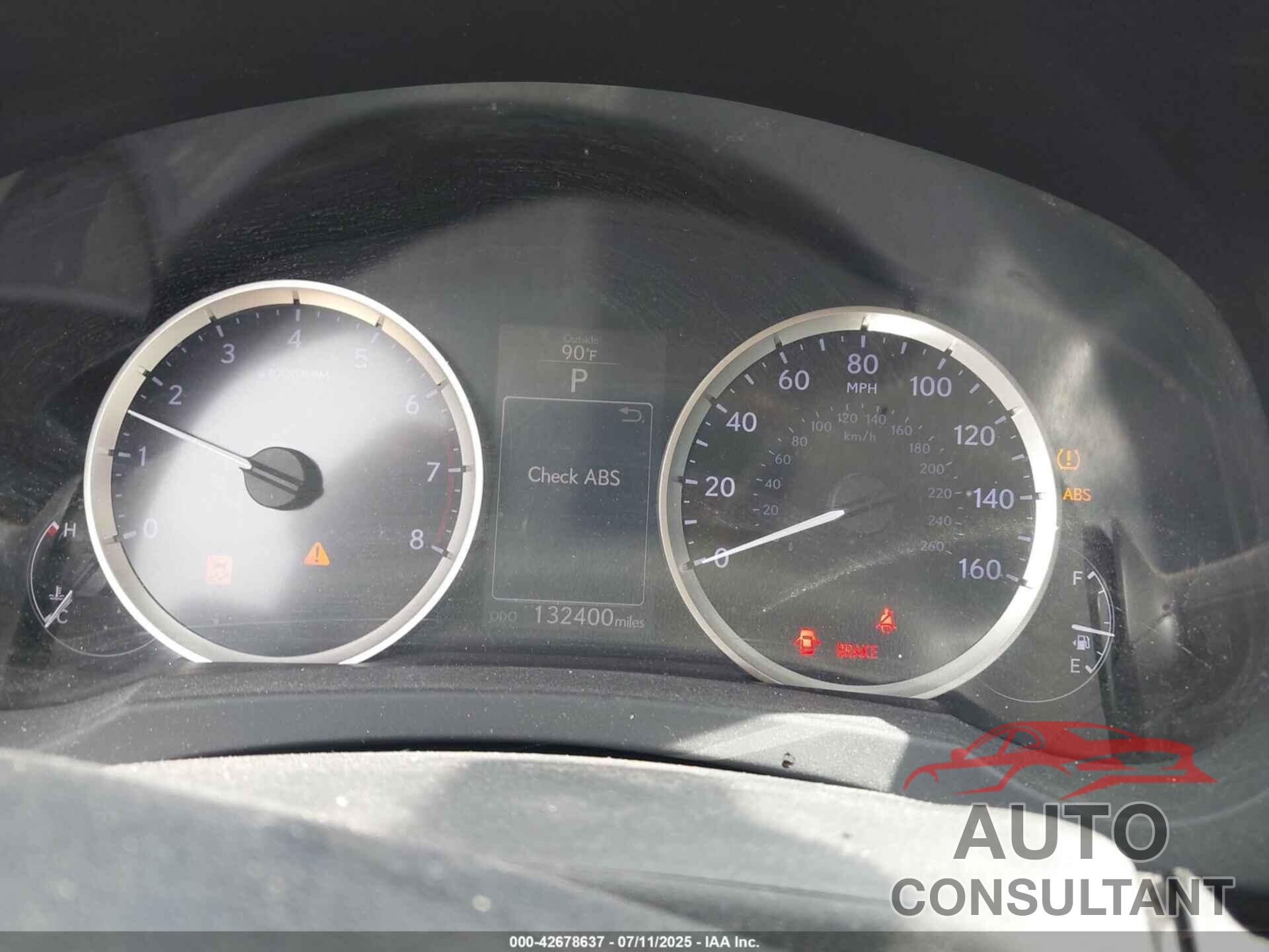 LEXUS IS 250 2015 - JTHBF1D25F5080818