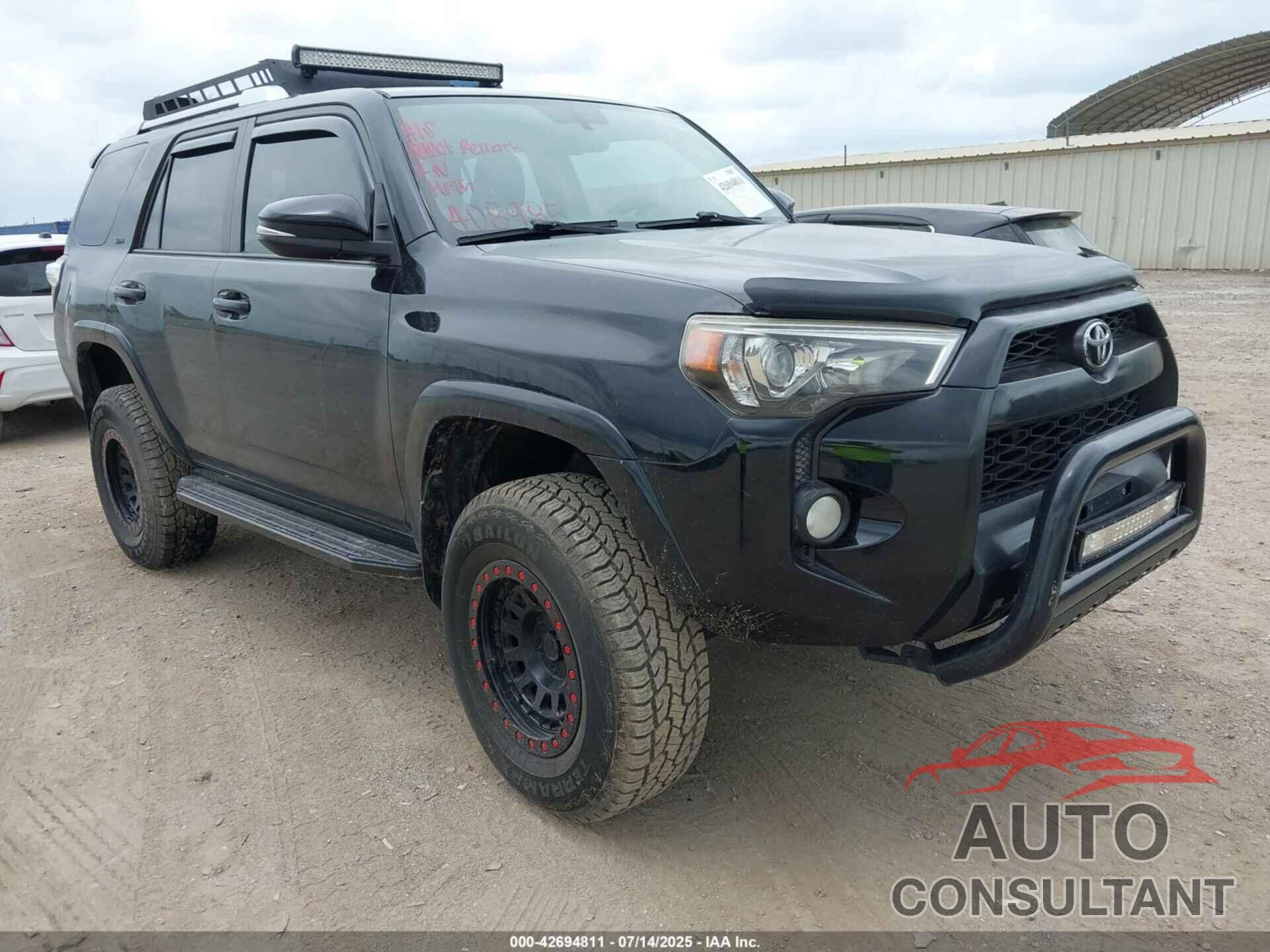 TOYOTA 4RUNNER 2017 - JTEBU5JR2H5408985