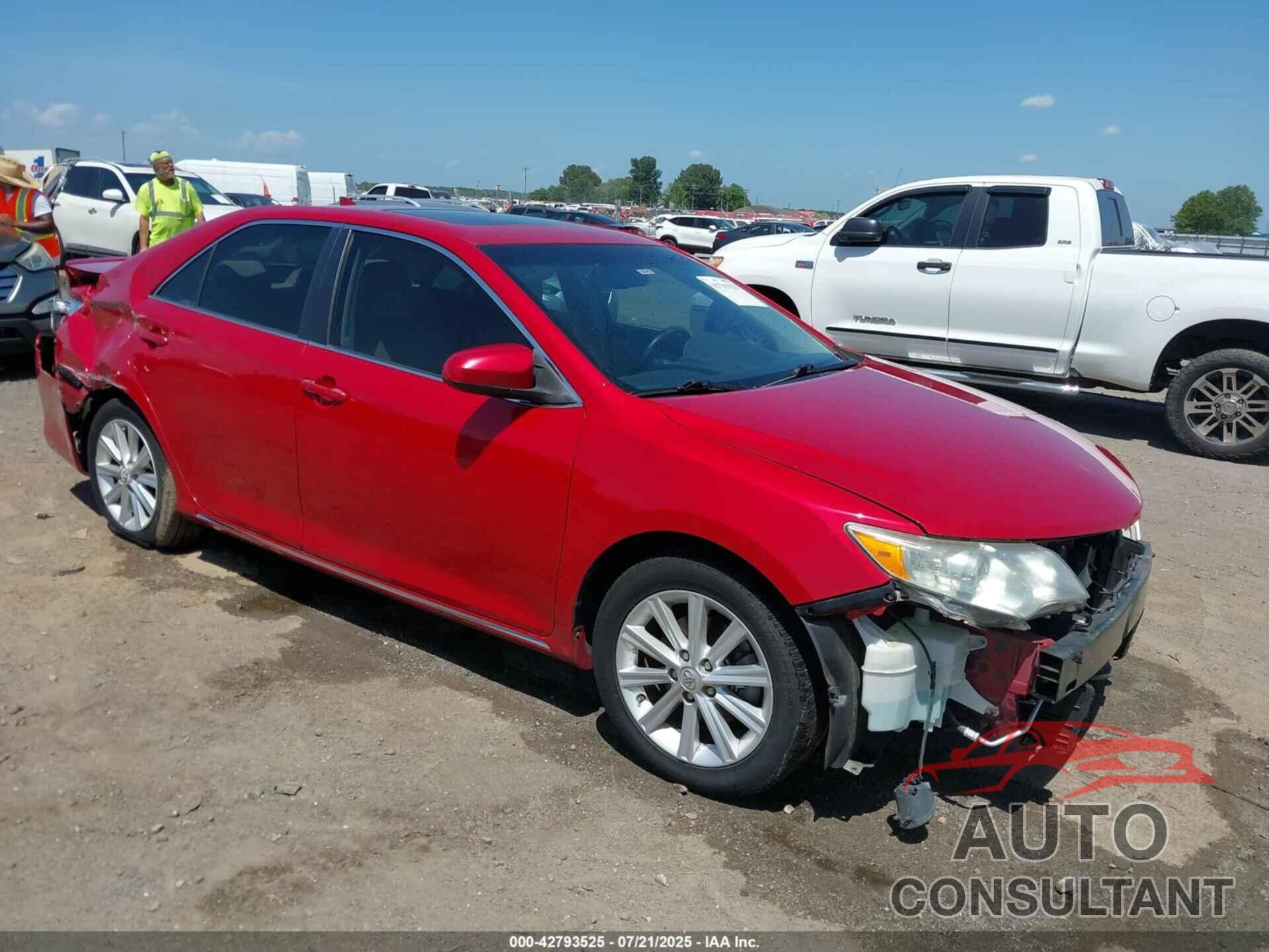 TOYOTA CAMRY 2012 - 4T1BK1FK7CU502286