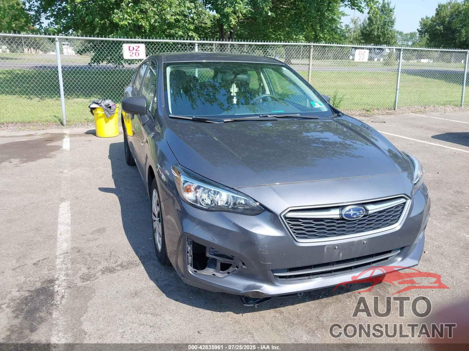 SUBARU IMPREZA 2018 - 4S3GTAA69J3734098