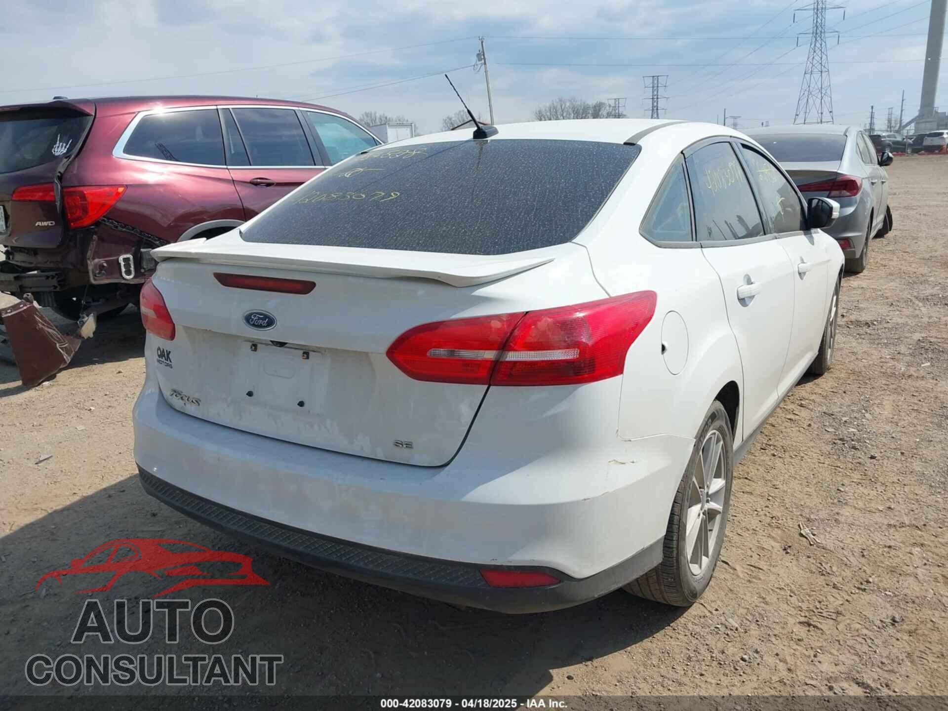 FORD FOCUS 2017 - 1FADP3F25HL234528
