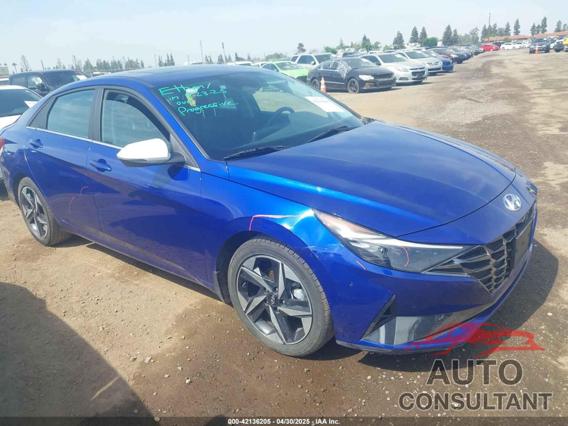 HYUNDAI ELANTRA HYBRID 2023 - KMHLN4AJ9PU080846