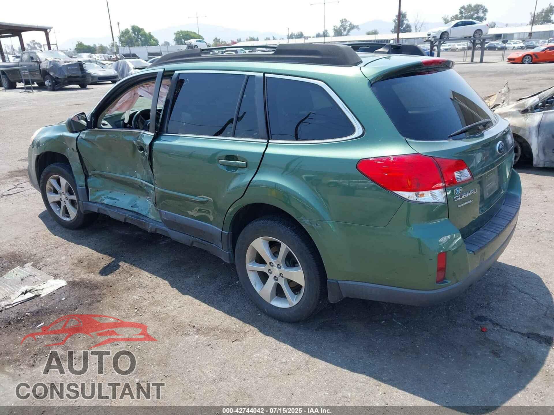 SUBARU OUTBACK 2014 - 4S4BRBLC8E3259997