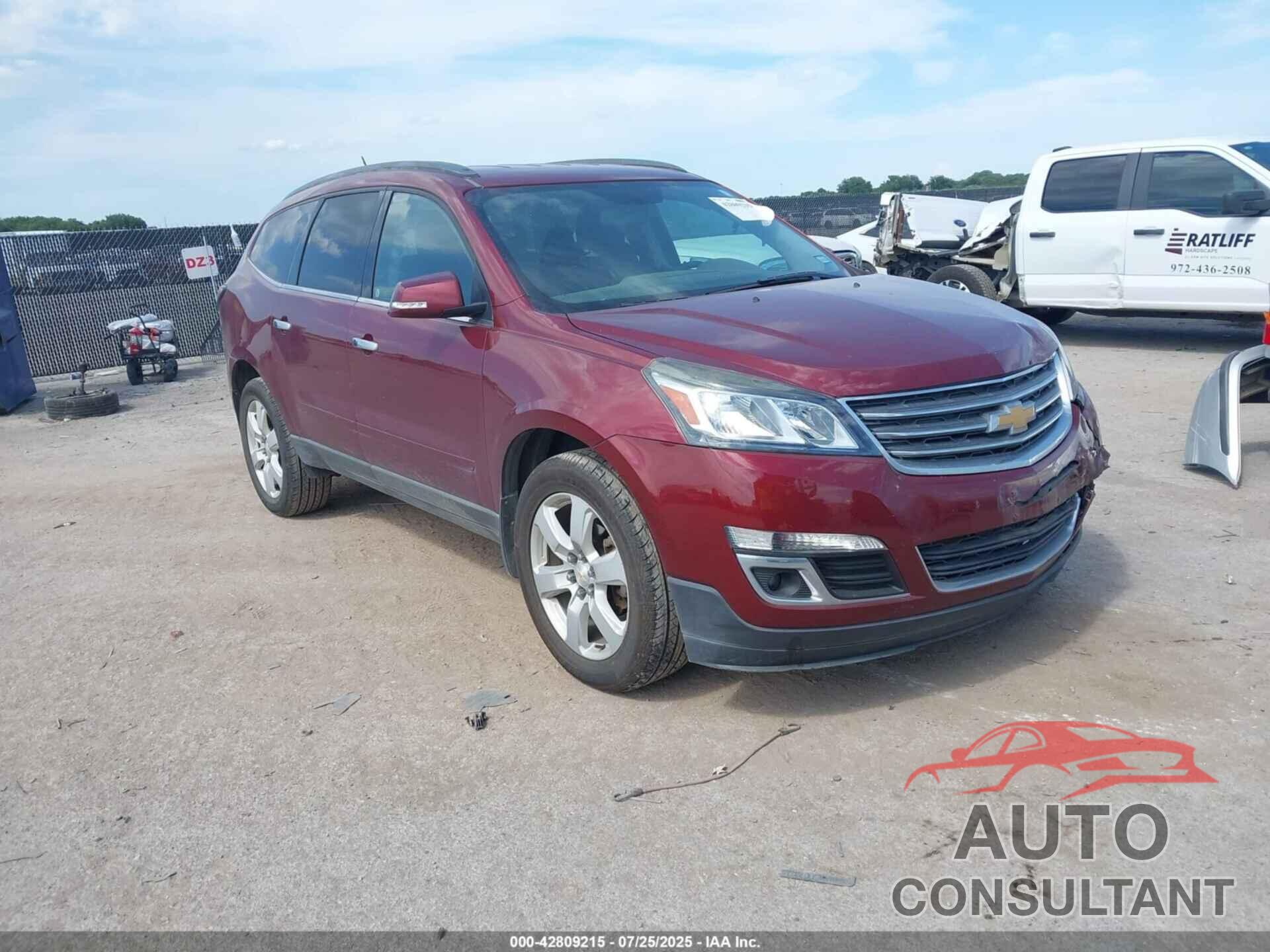 CHEVROLET TRAVERSE 2016 - 1GNKRGKD7GJ195582