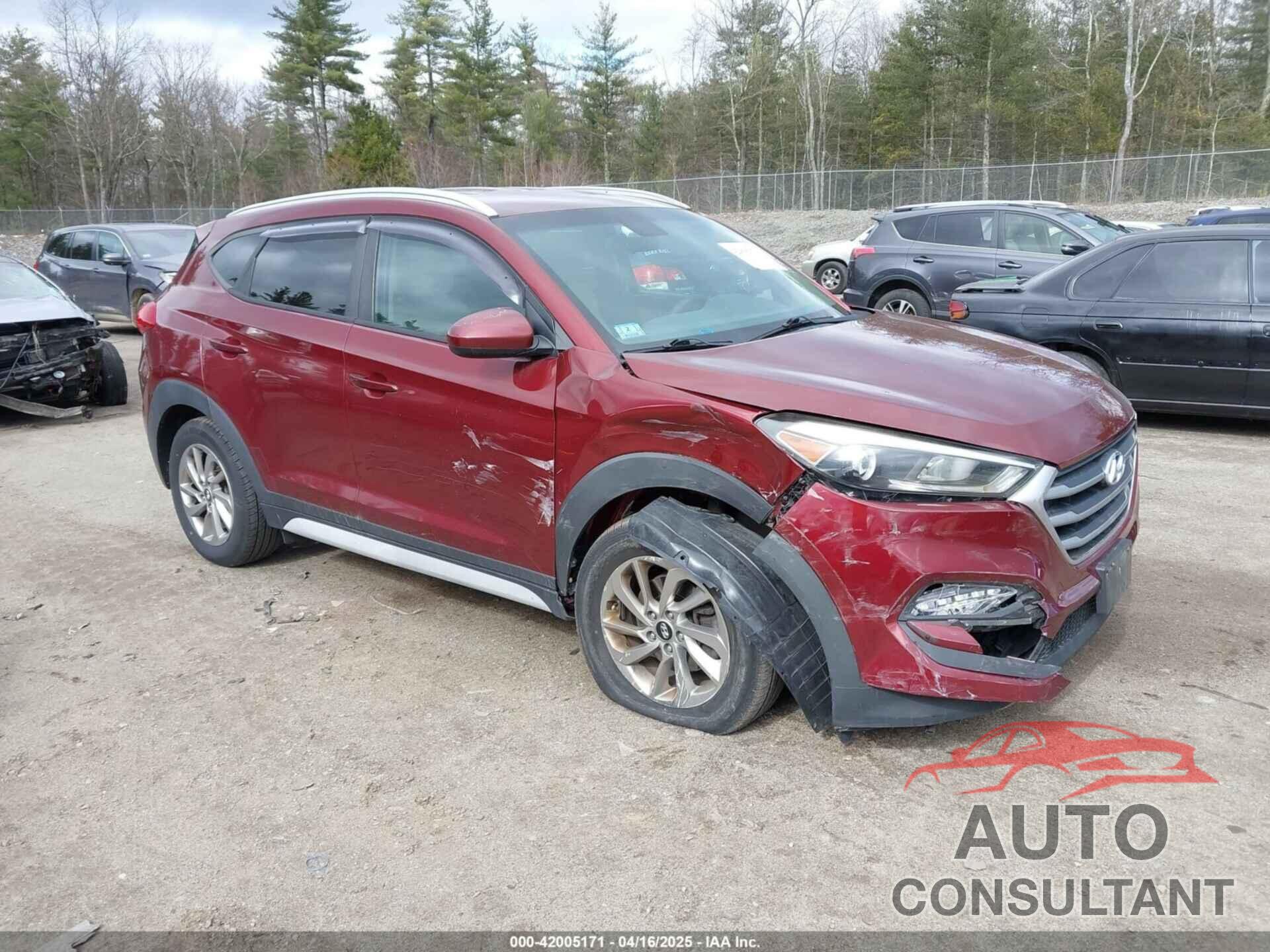 HYUNDAI TUCSON 2017 - KM8J3CA42HU453583