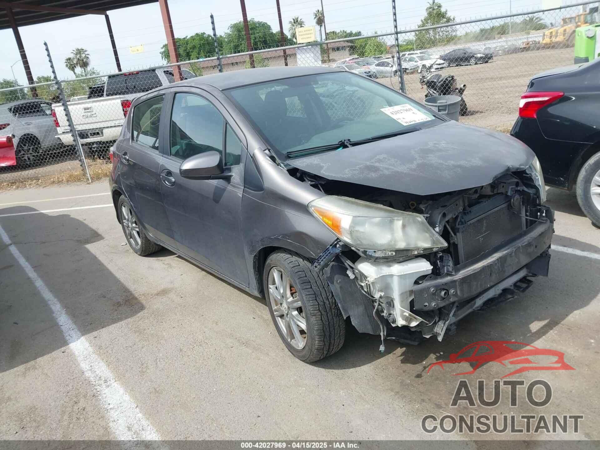 TOYOTA YARIS 2012 - JTDKTUD34CD514538